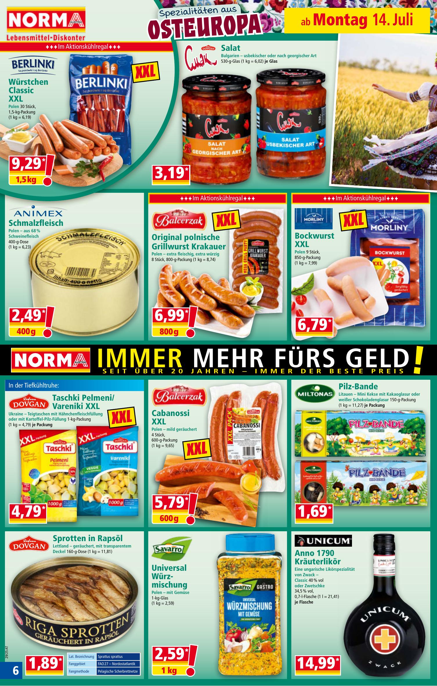 Norma flyer page