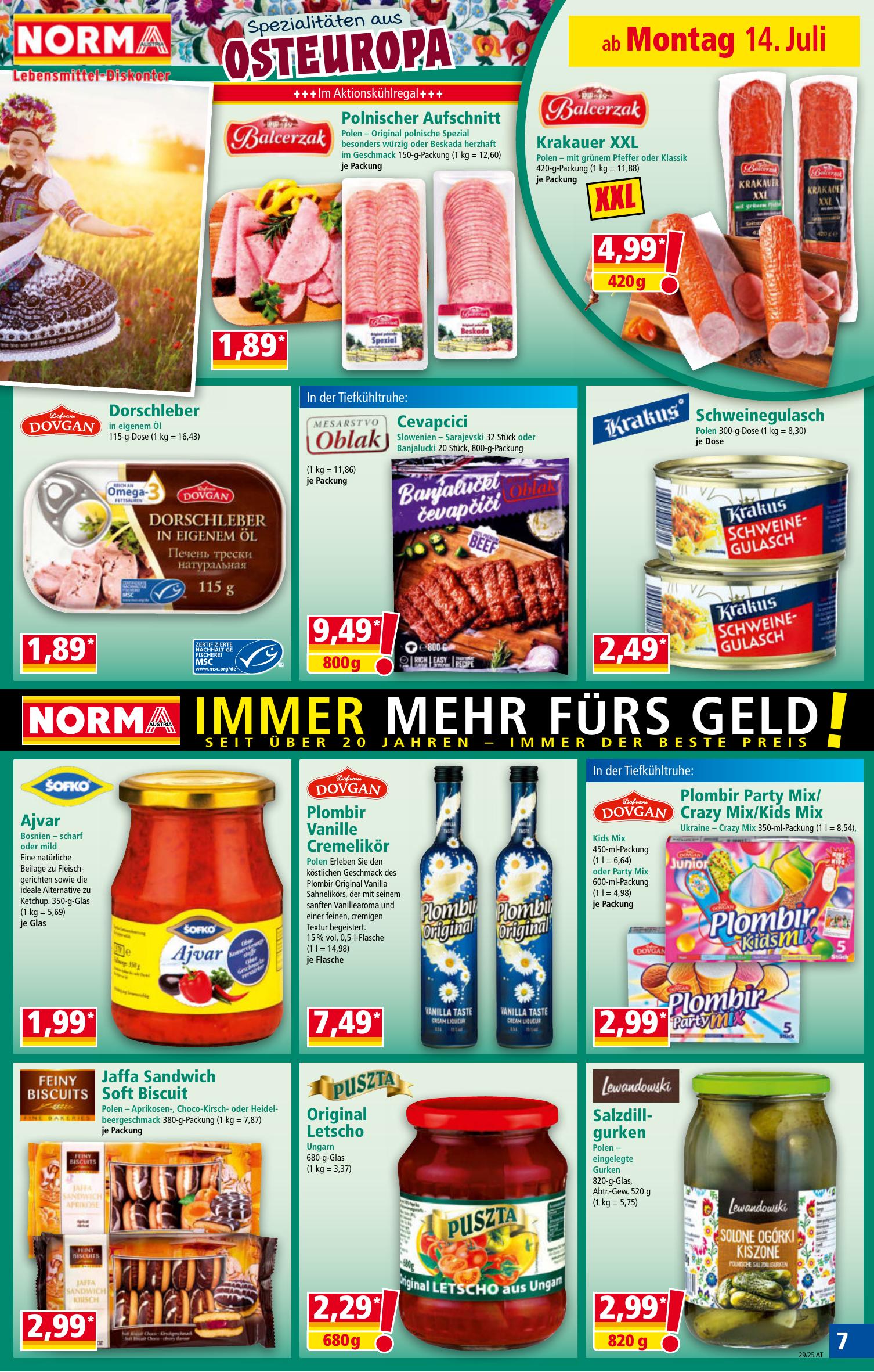Norma flyer page