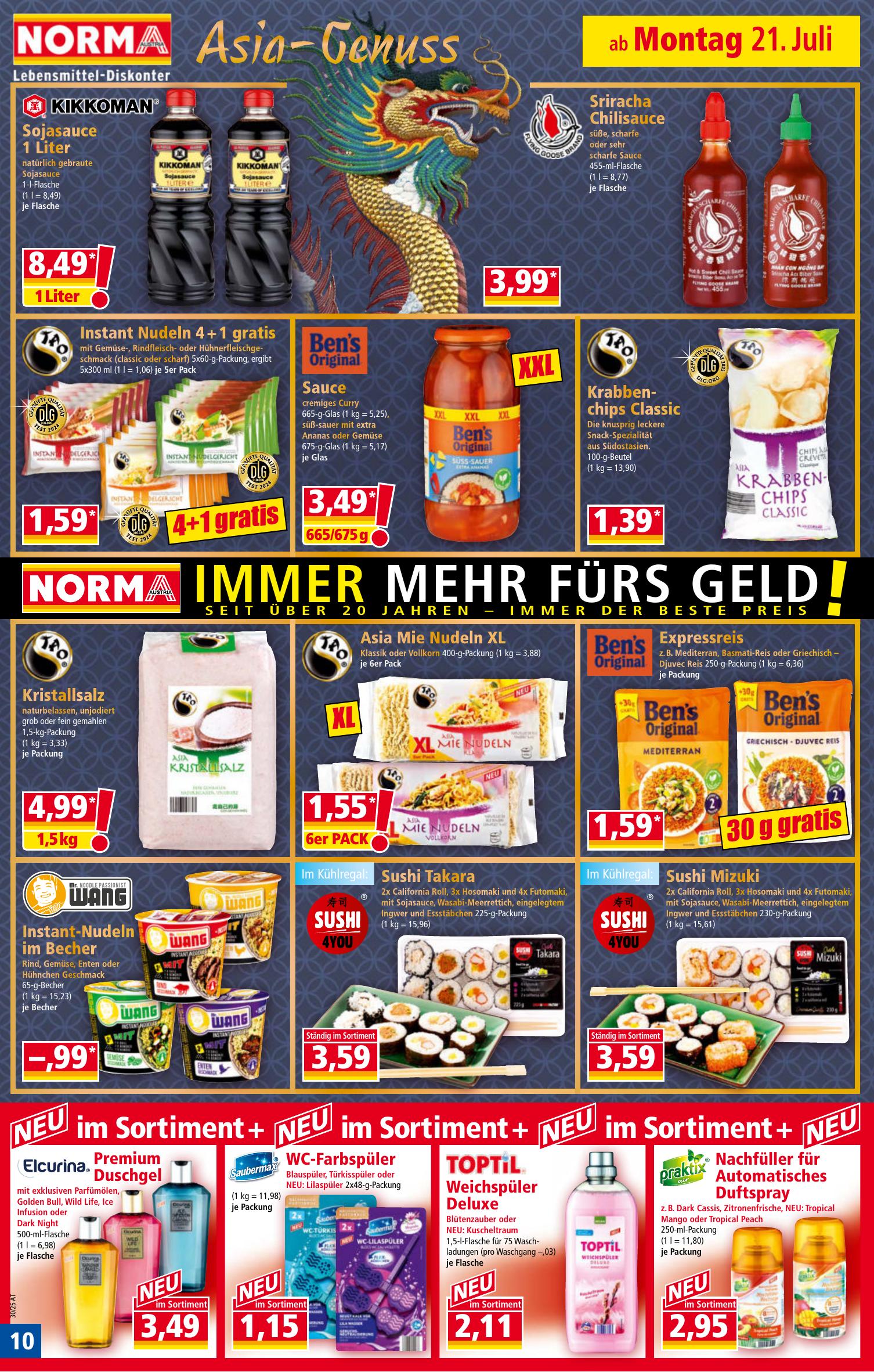 Norma flyer page