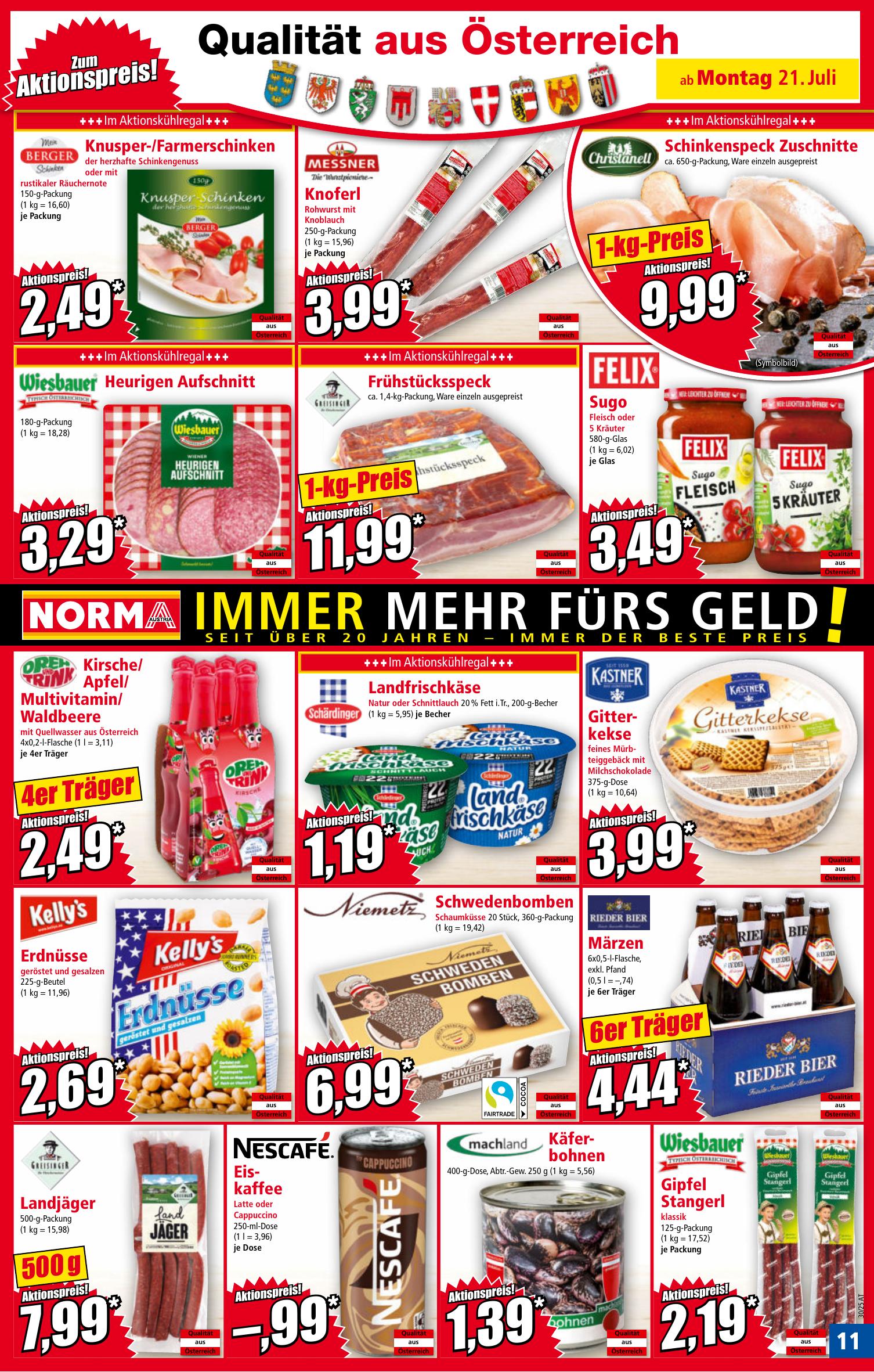 Norma flyer page