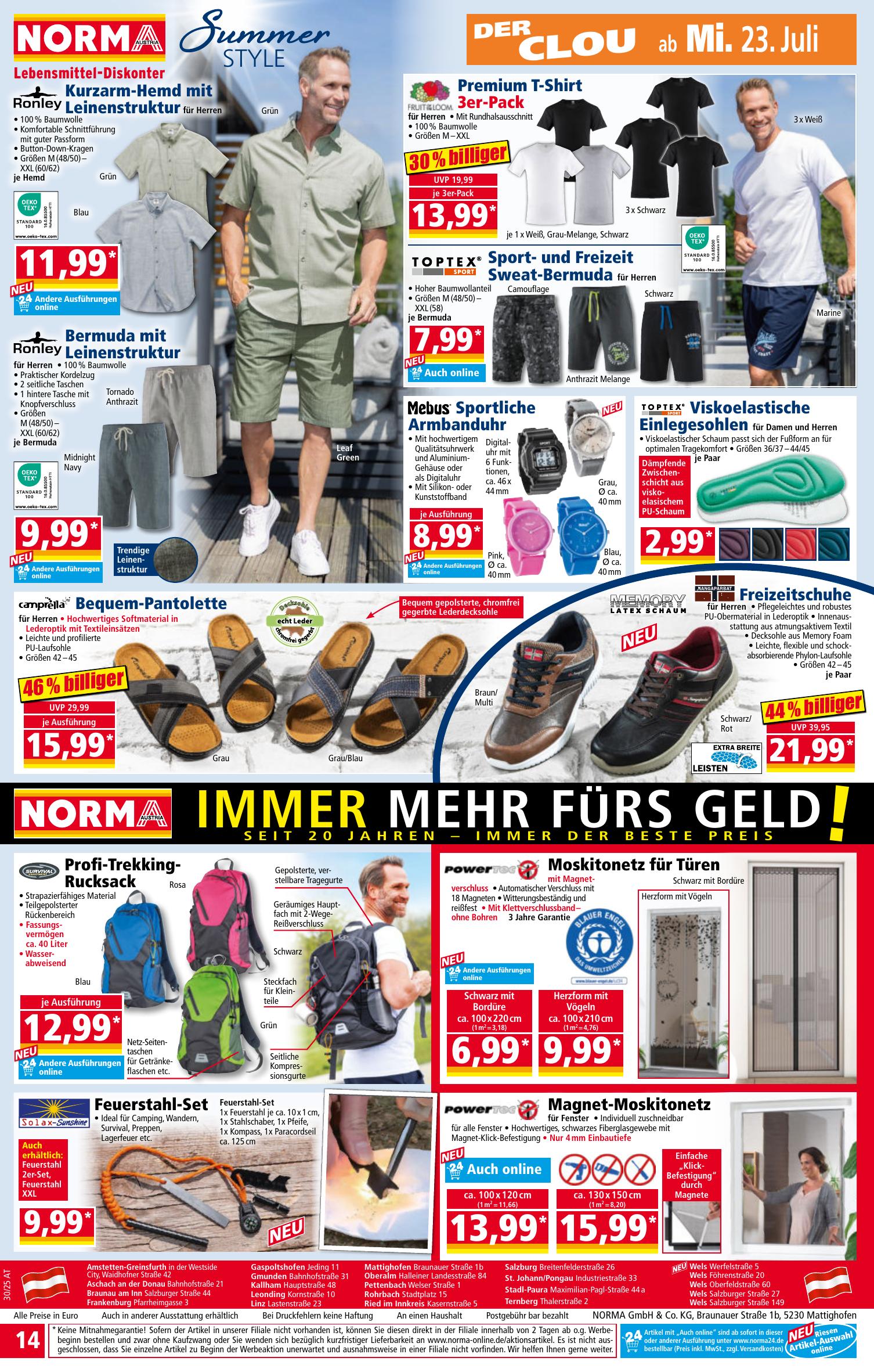 Norma flyer page