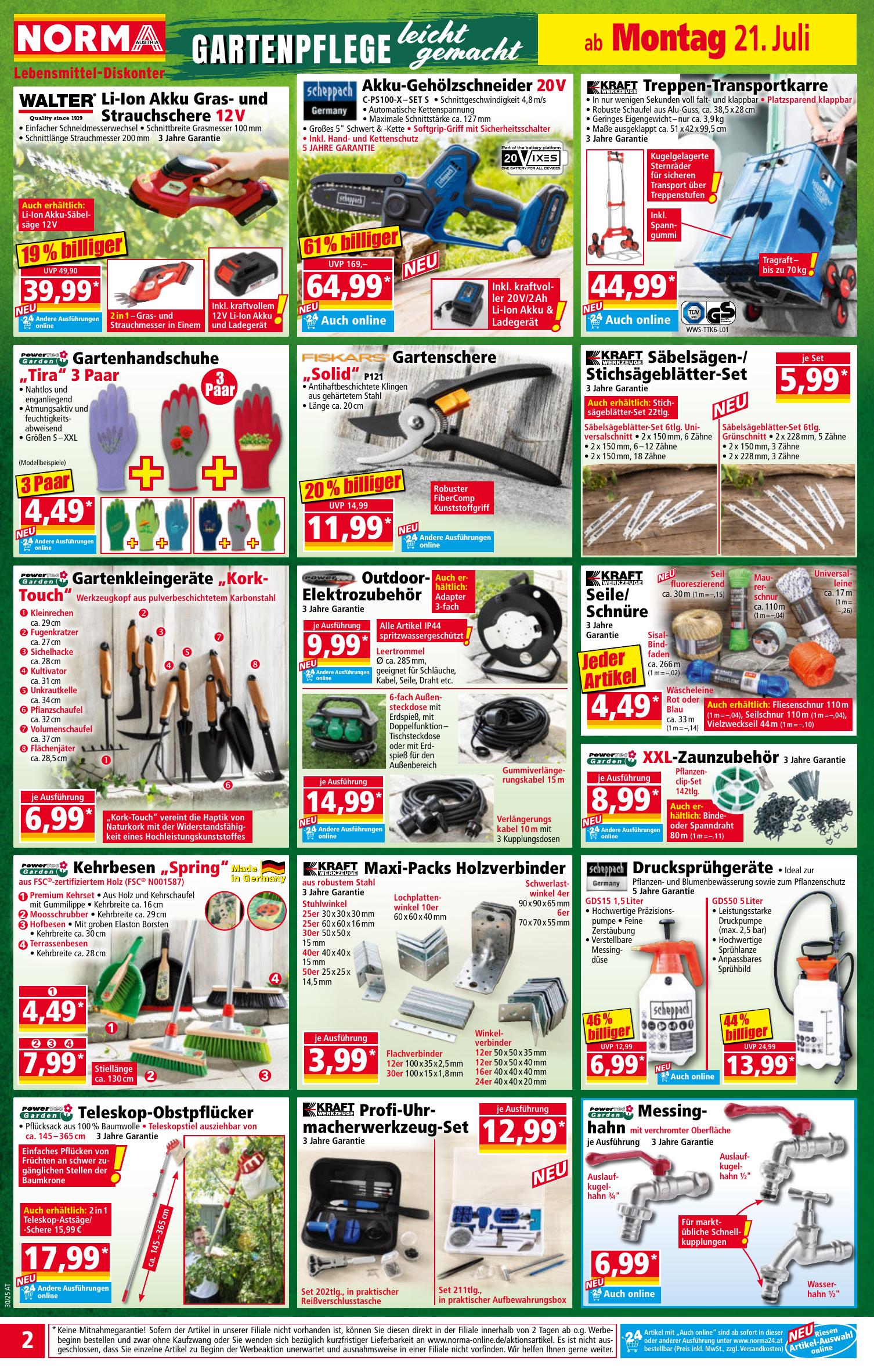 Norma flyer page