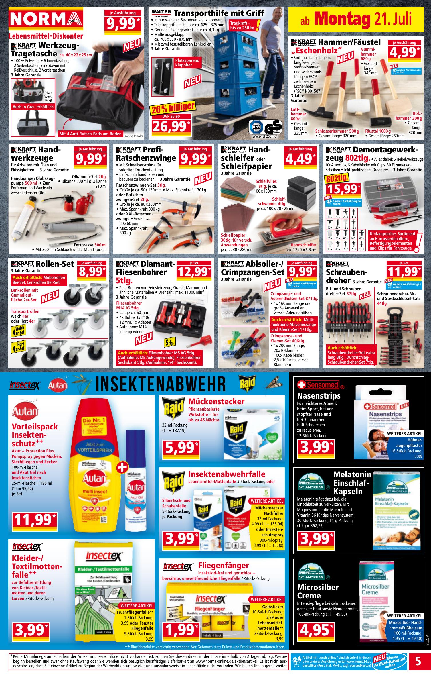 Norma flyer page