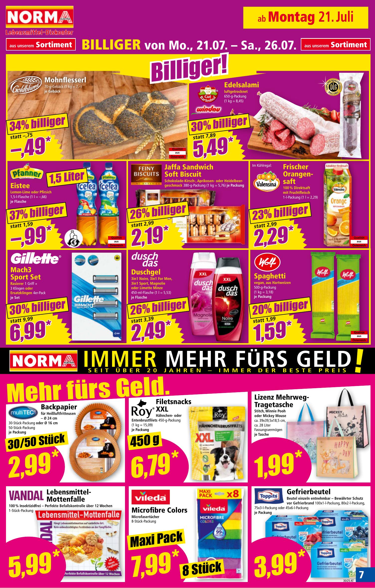 Norma flyer page