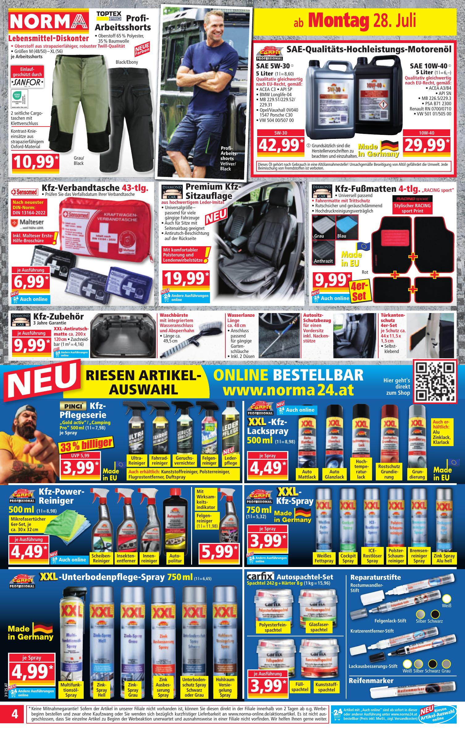 Norma flyer page