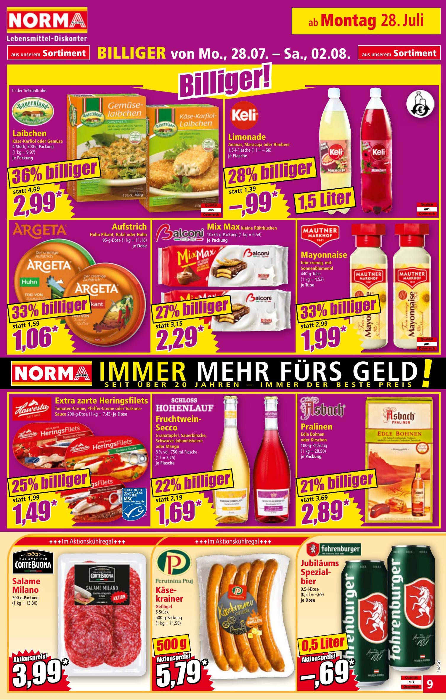 Norma flyer page