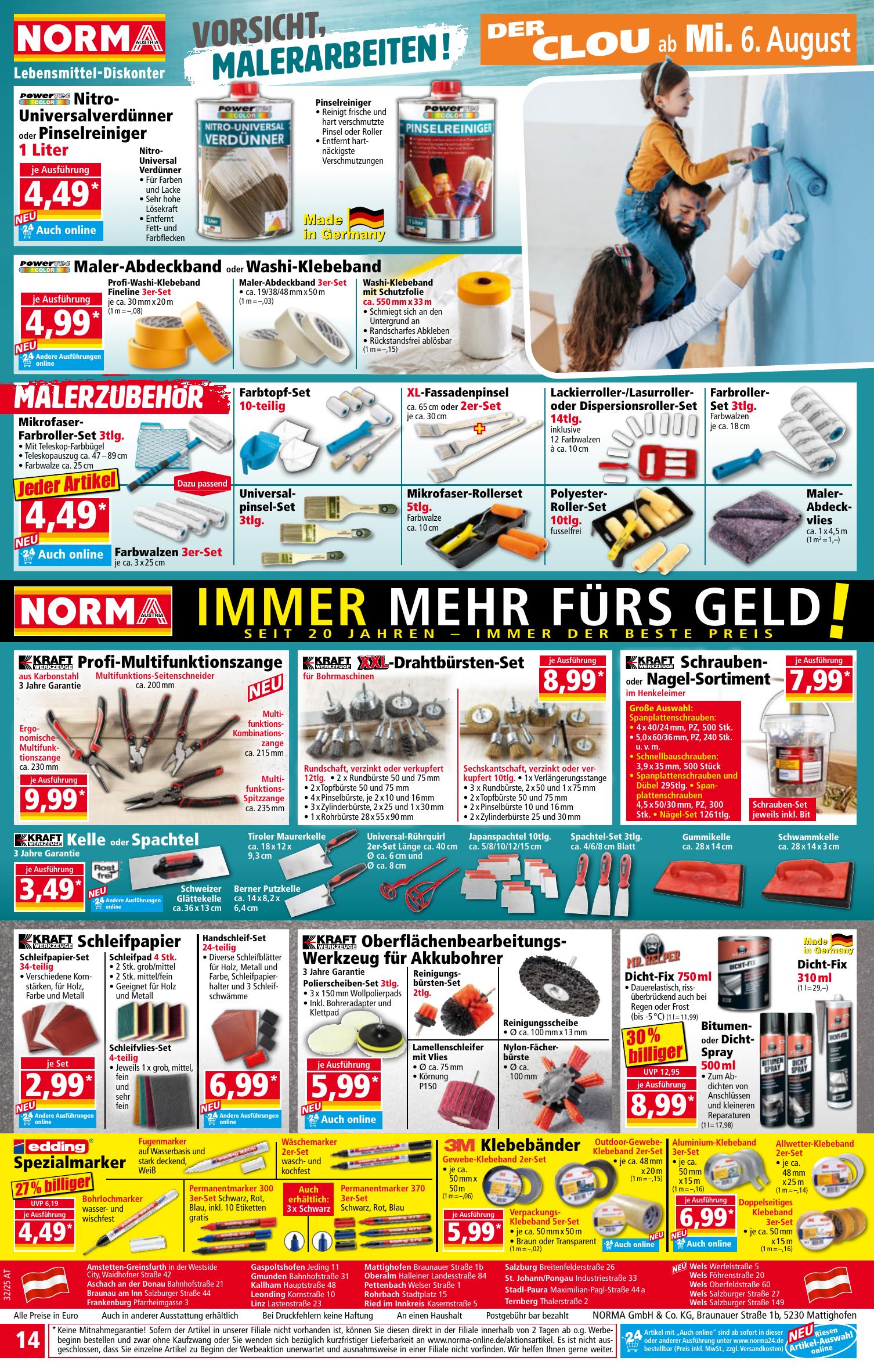 Norma flyer page