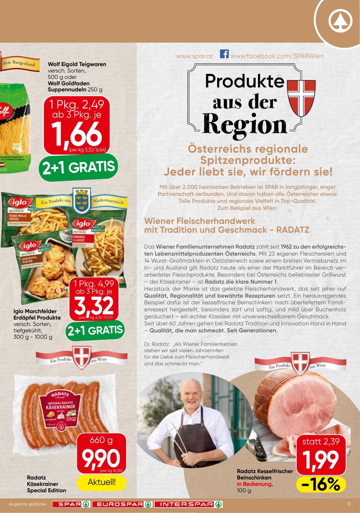 Spar flyer page
