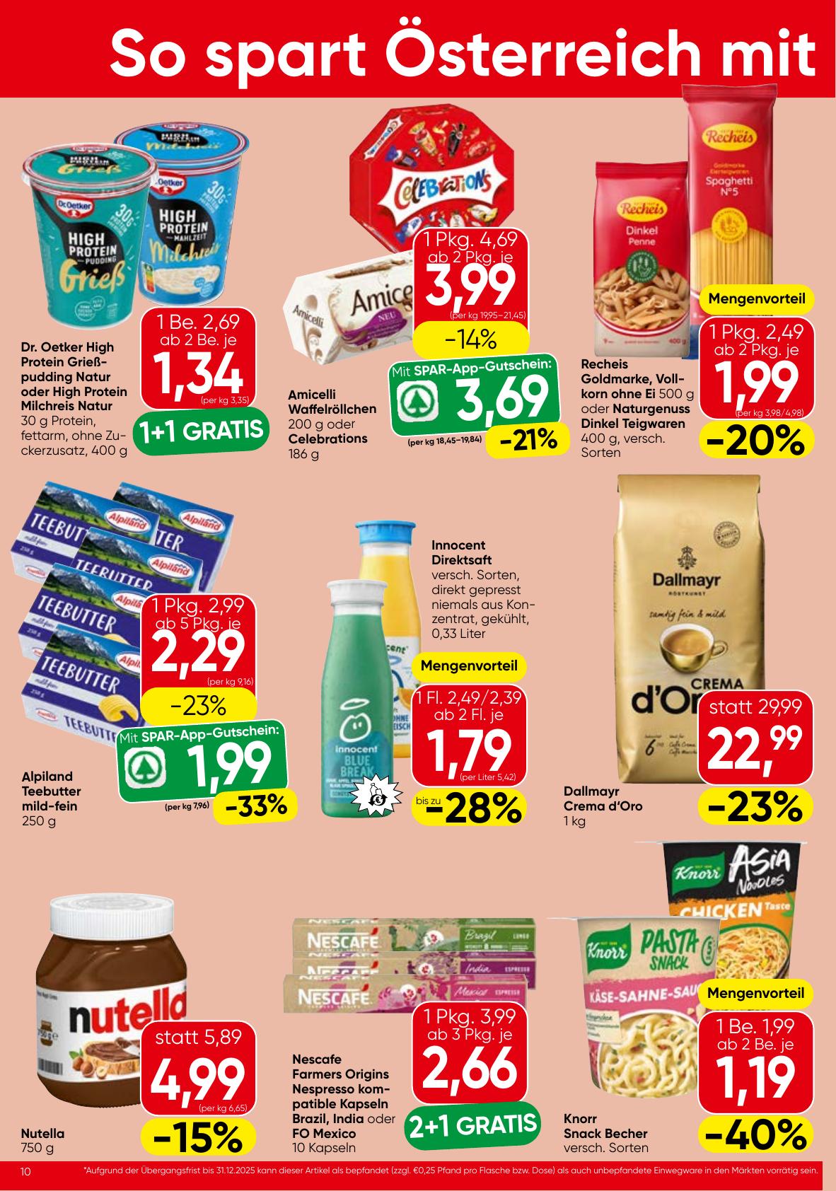 Spar flyer page