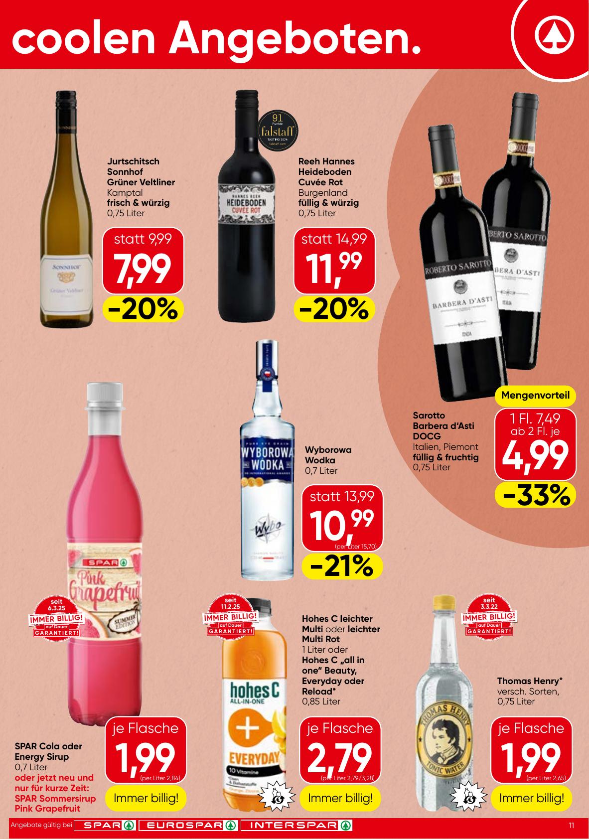 Spar flyer page