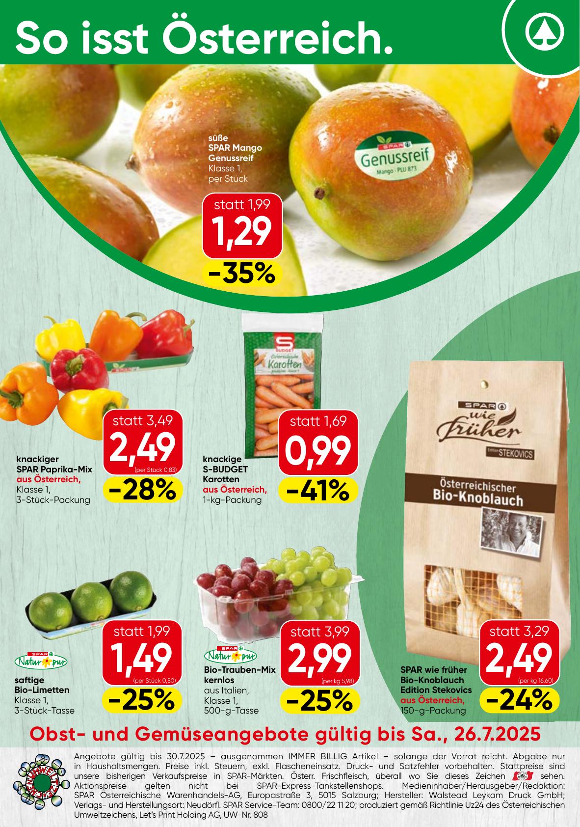 Spar flyer page