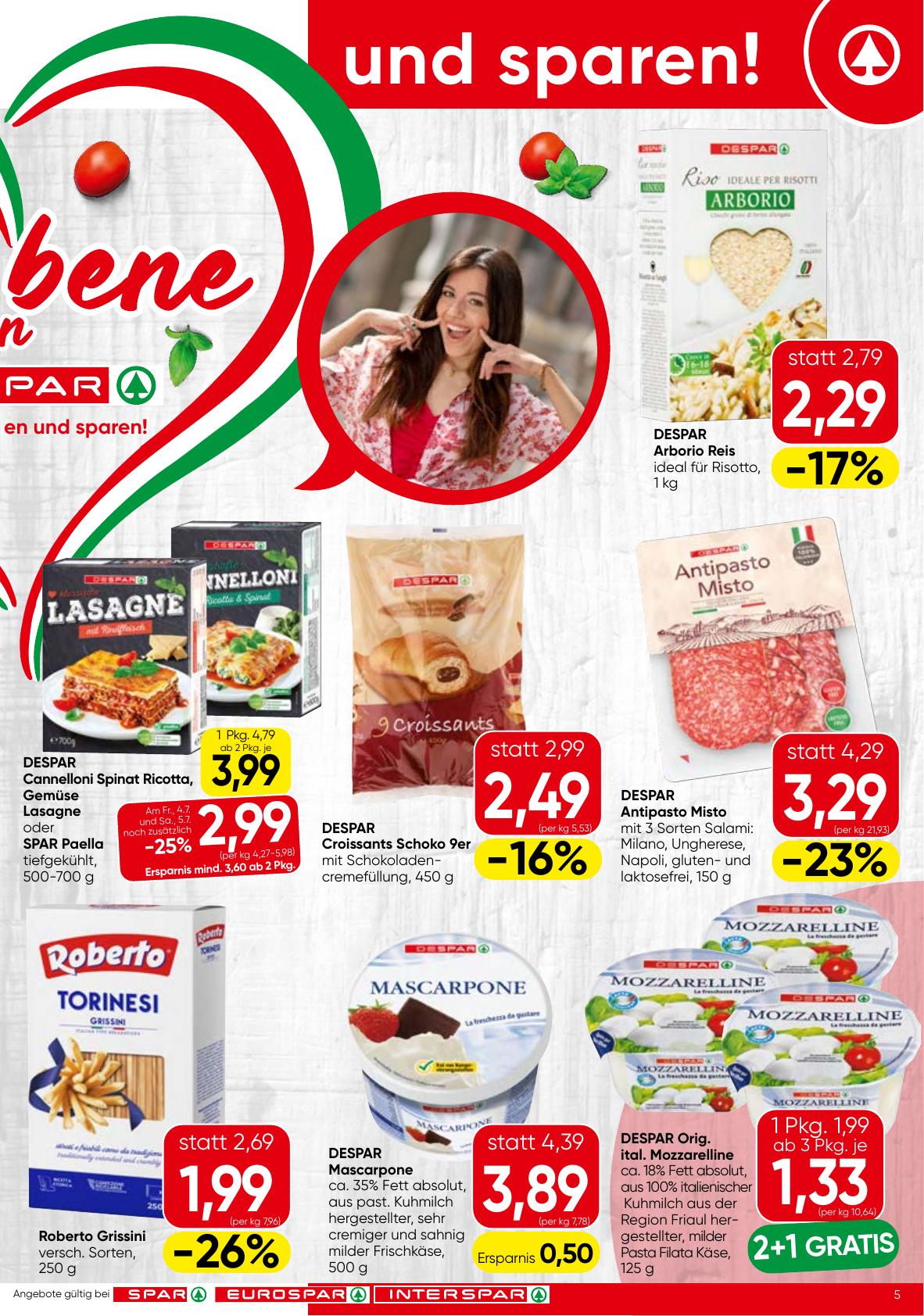 Spar flyer page