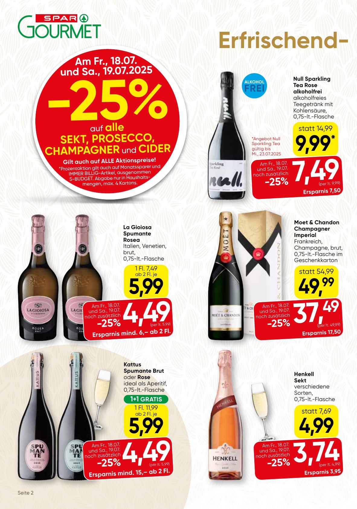 Spar Gourmet flyer page