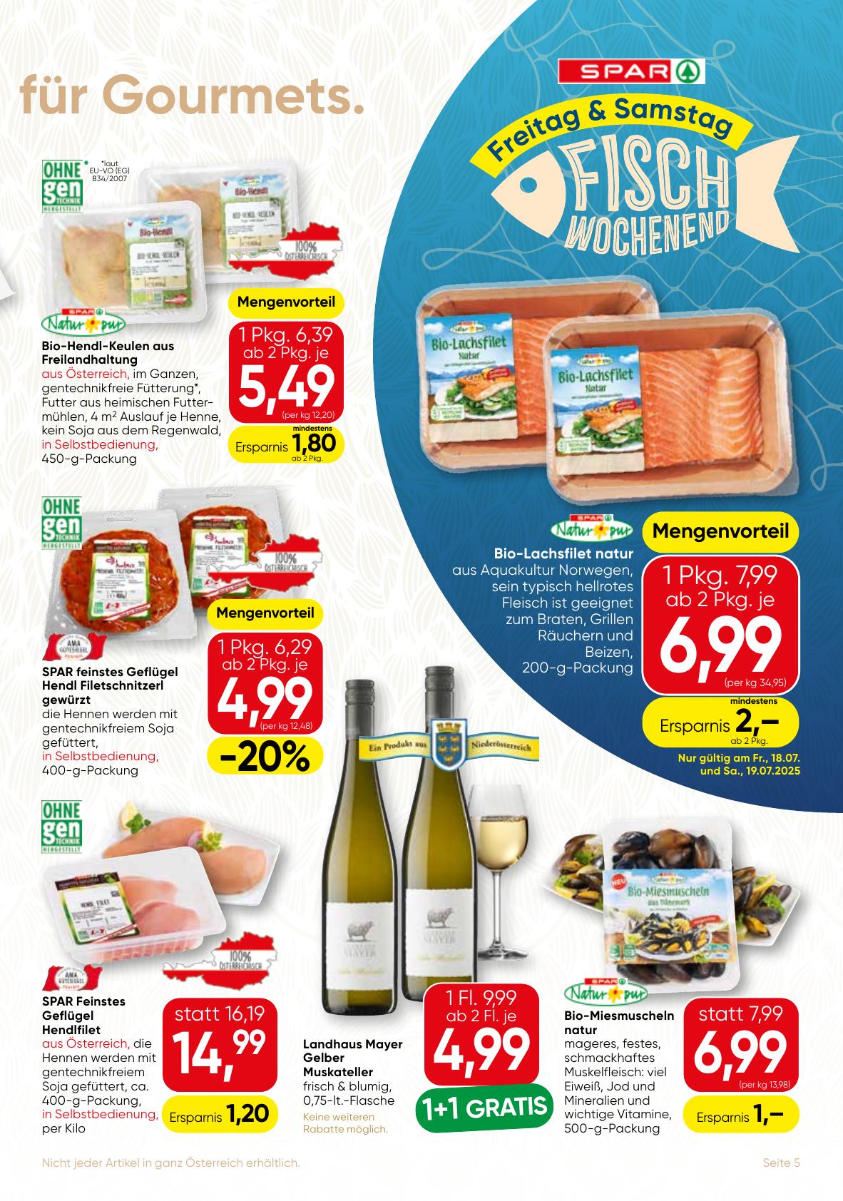 Spar Gourmet flyer page