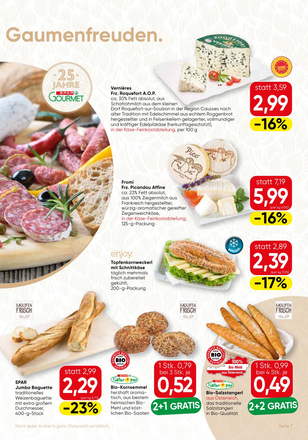 Spar Gourmet flyer page