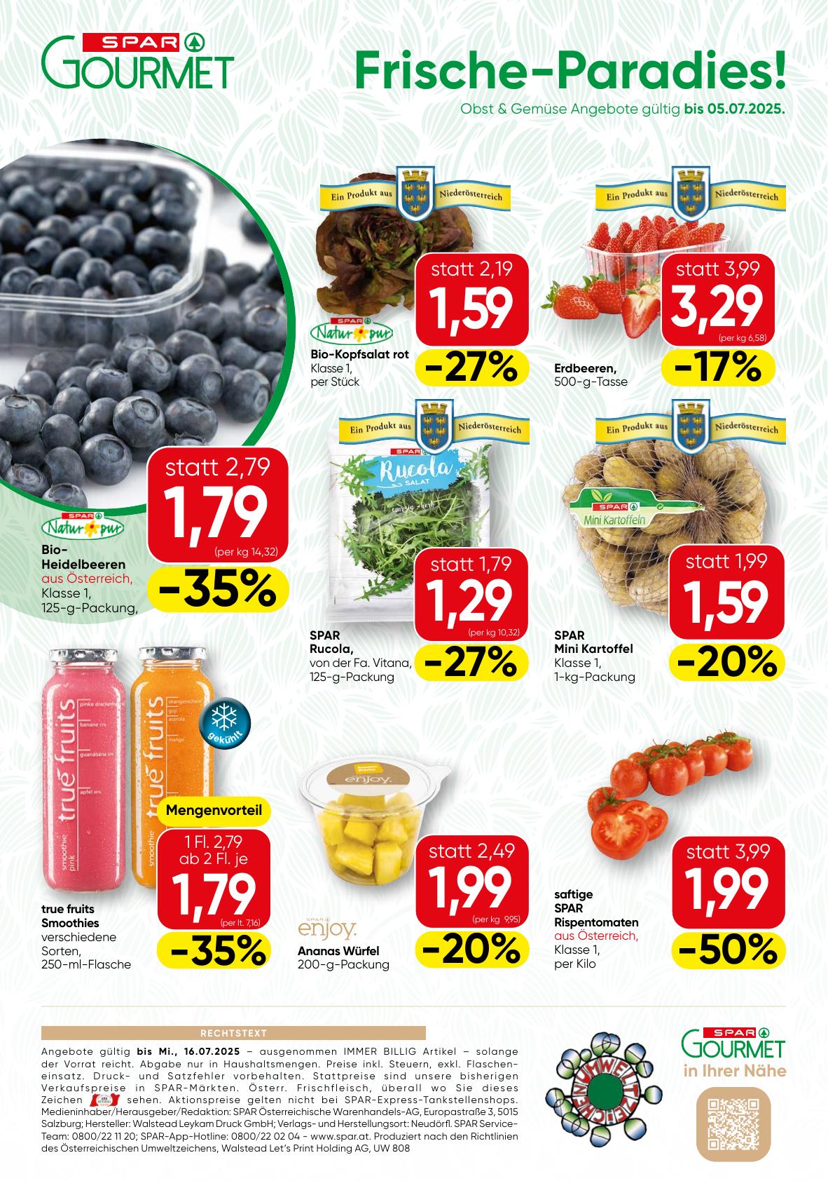 Spar Gourmet flyer page
