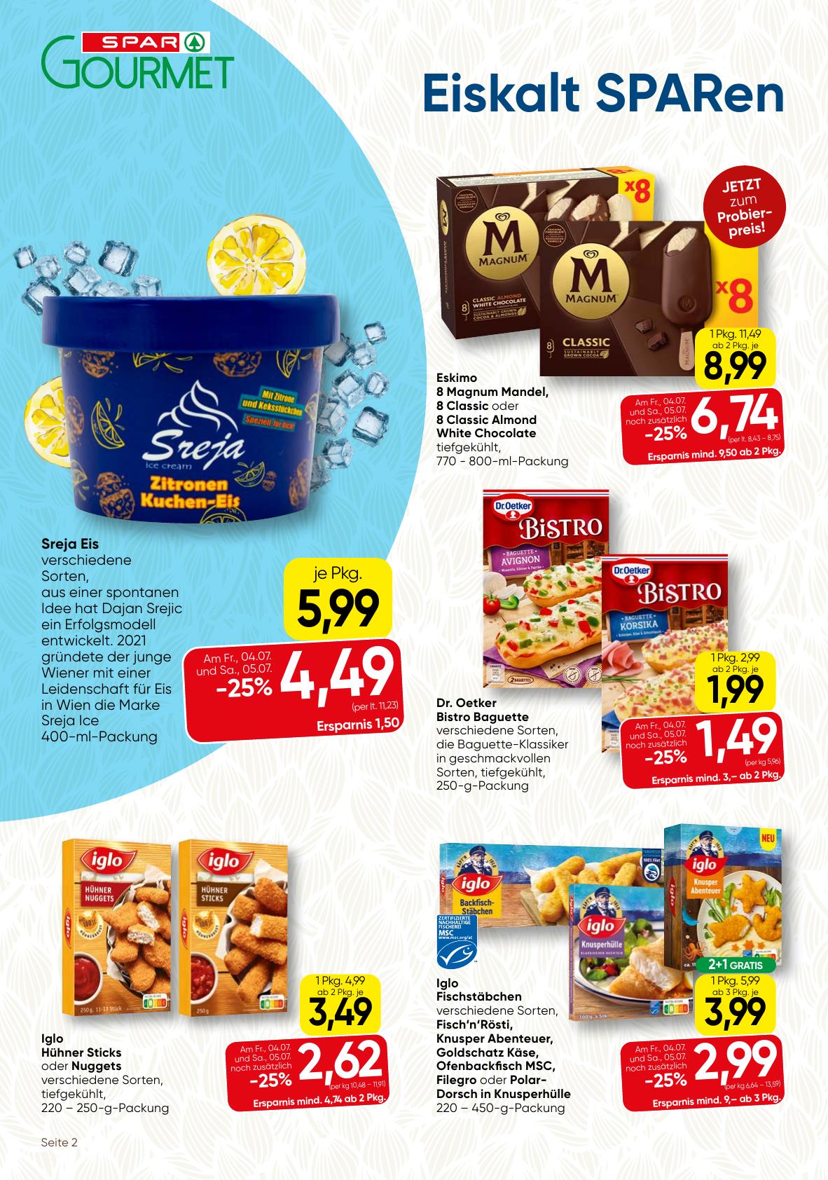 Spar Gourmet flyer page