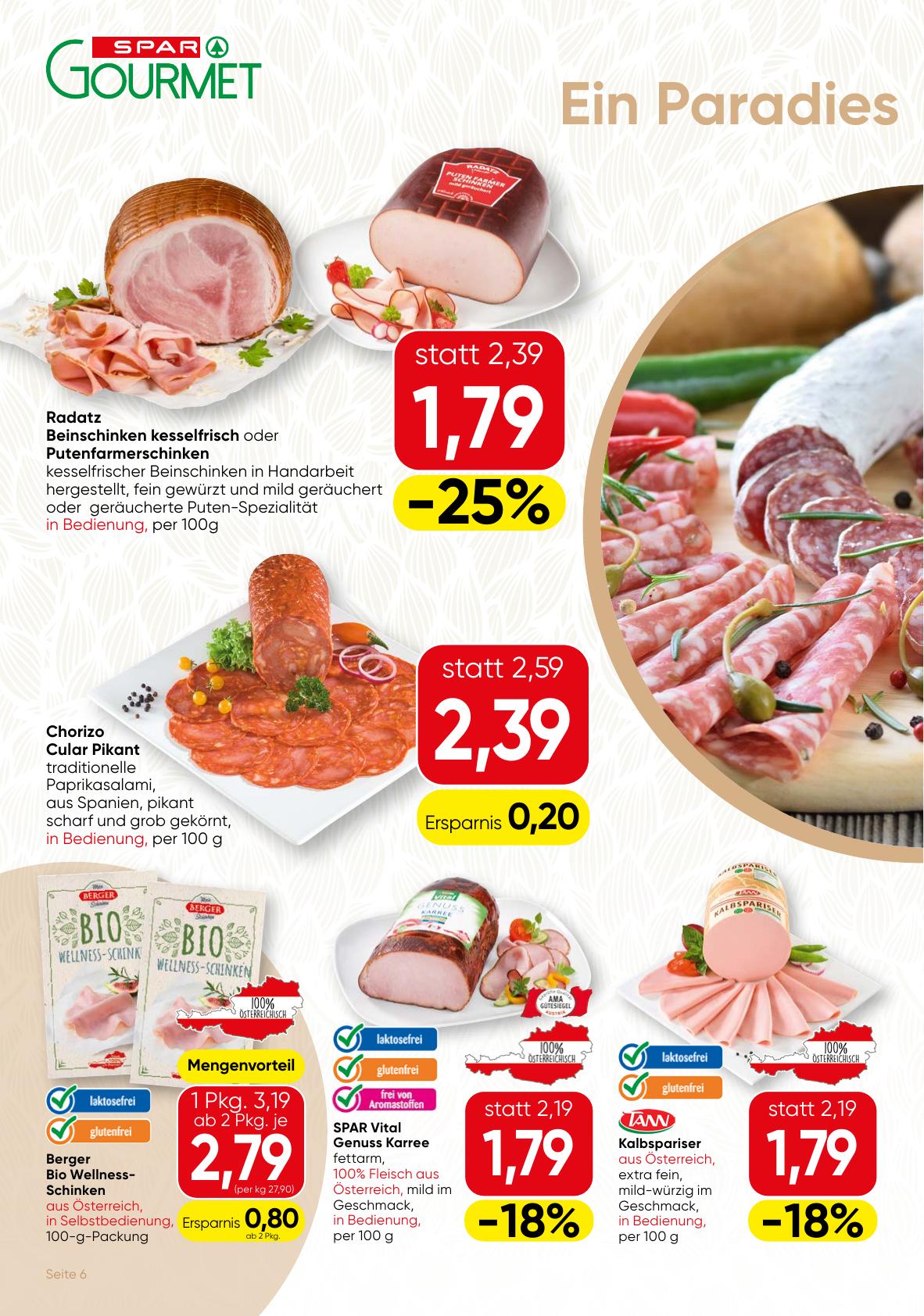 Spar Gourmet flyer page