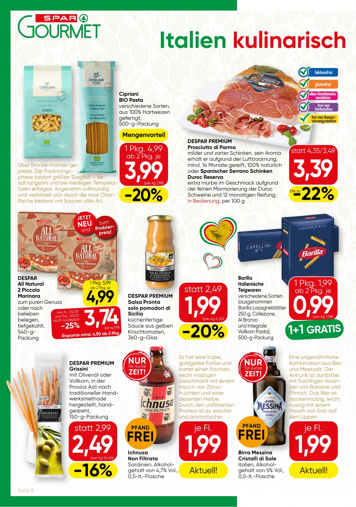 Spar Gourmet flyer page