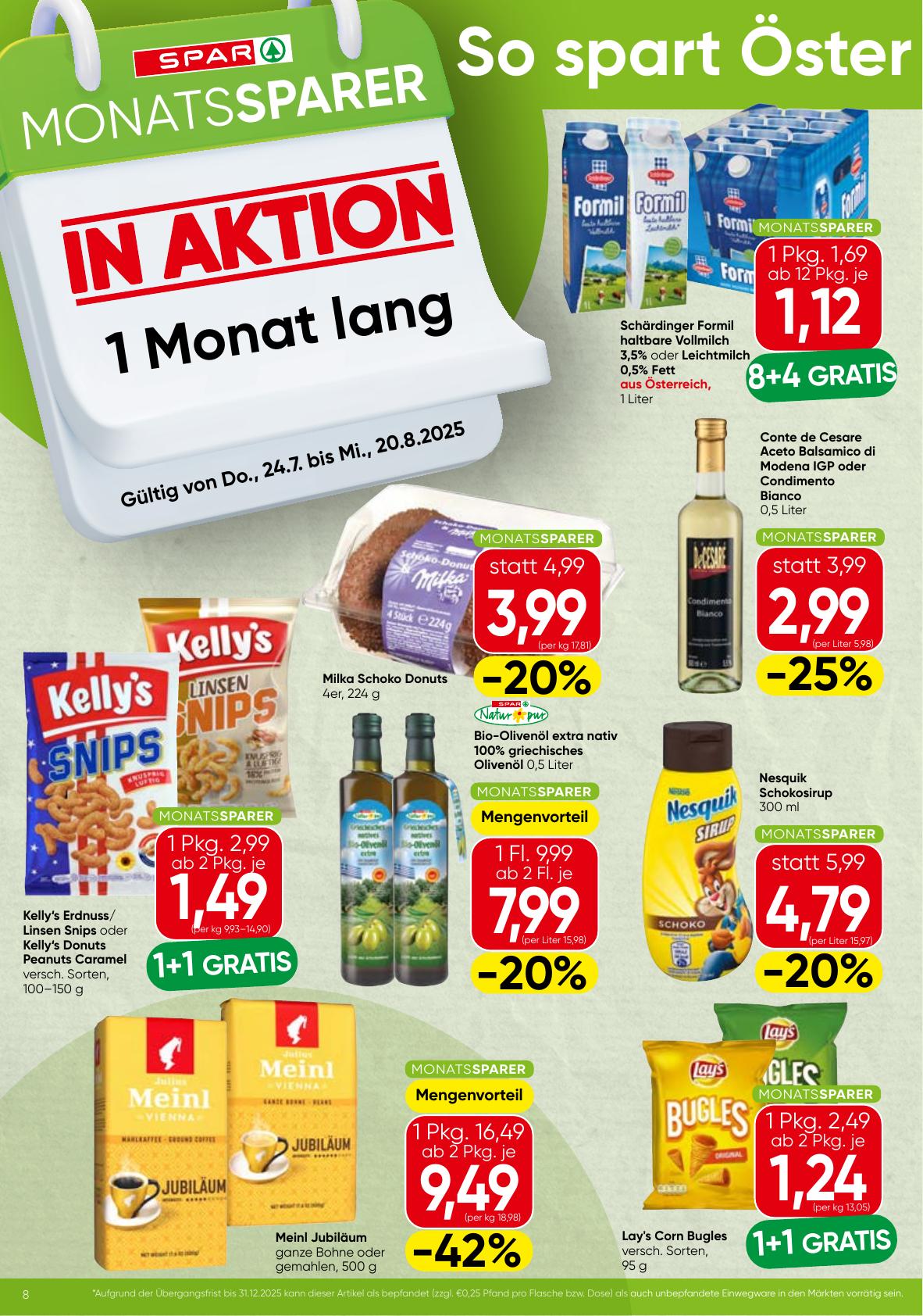 Spar Monatssparer flyer page