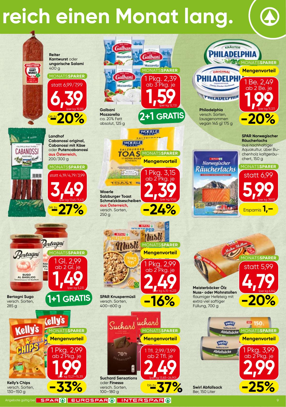 Spar Monatssparer flyer page