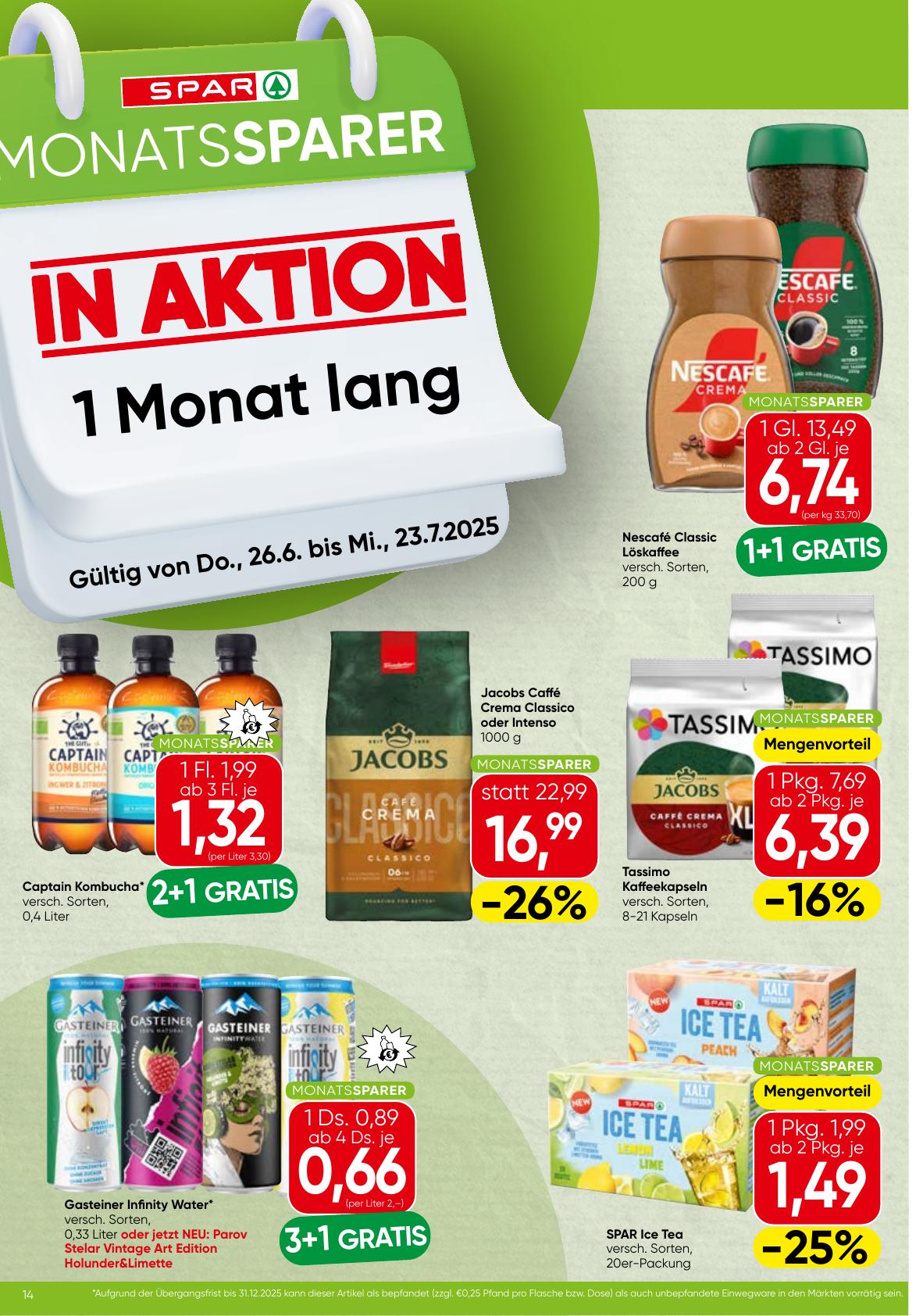 Spar Monatssparer flyer page