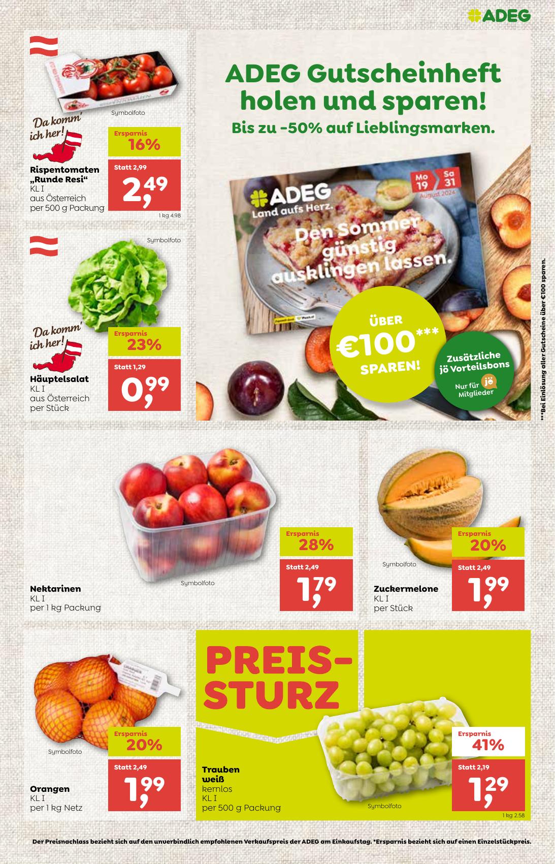 Adeg flyer page