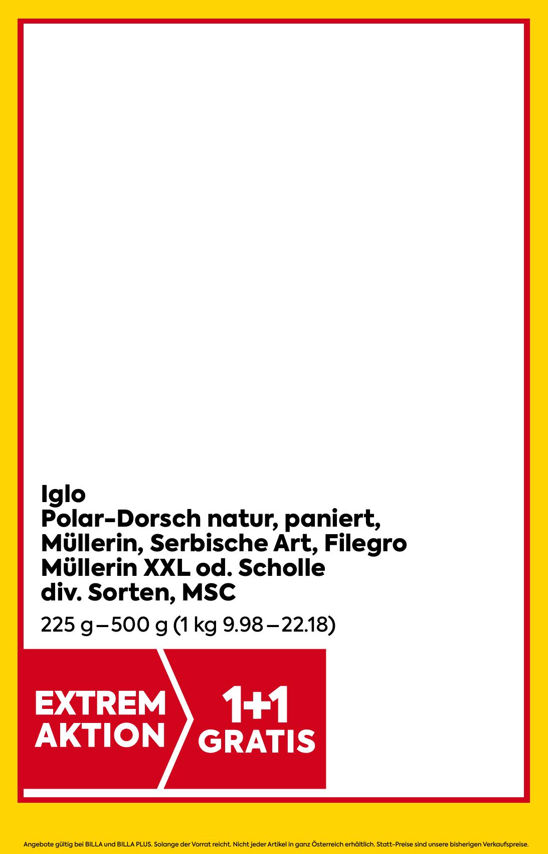 Billa flyer page