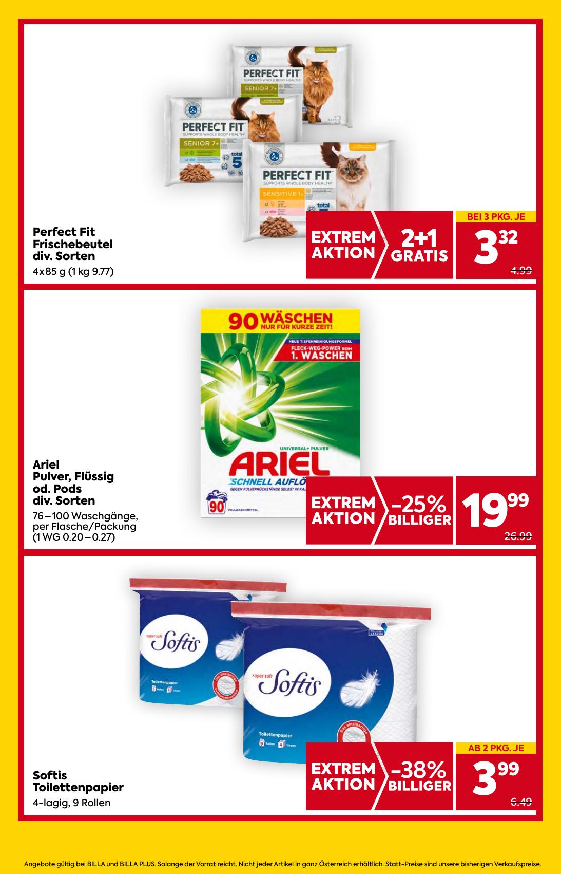Billa flyer page