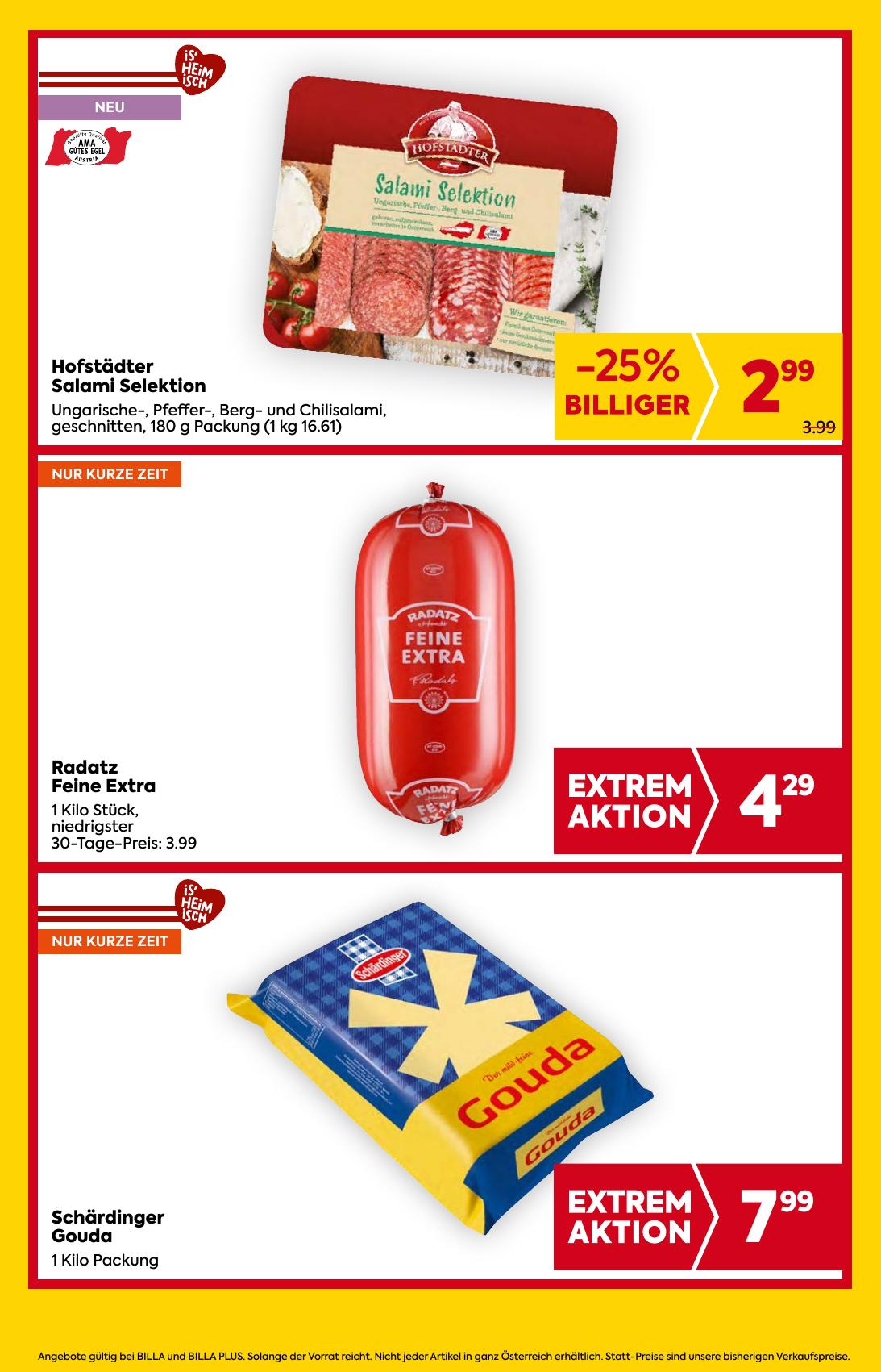 Billa flyer page