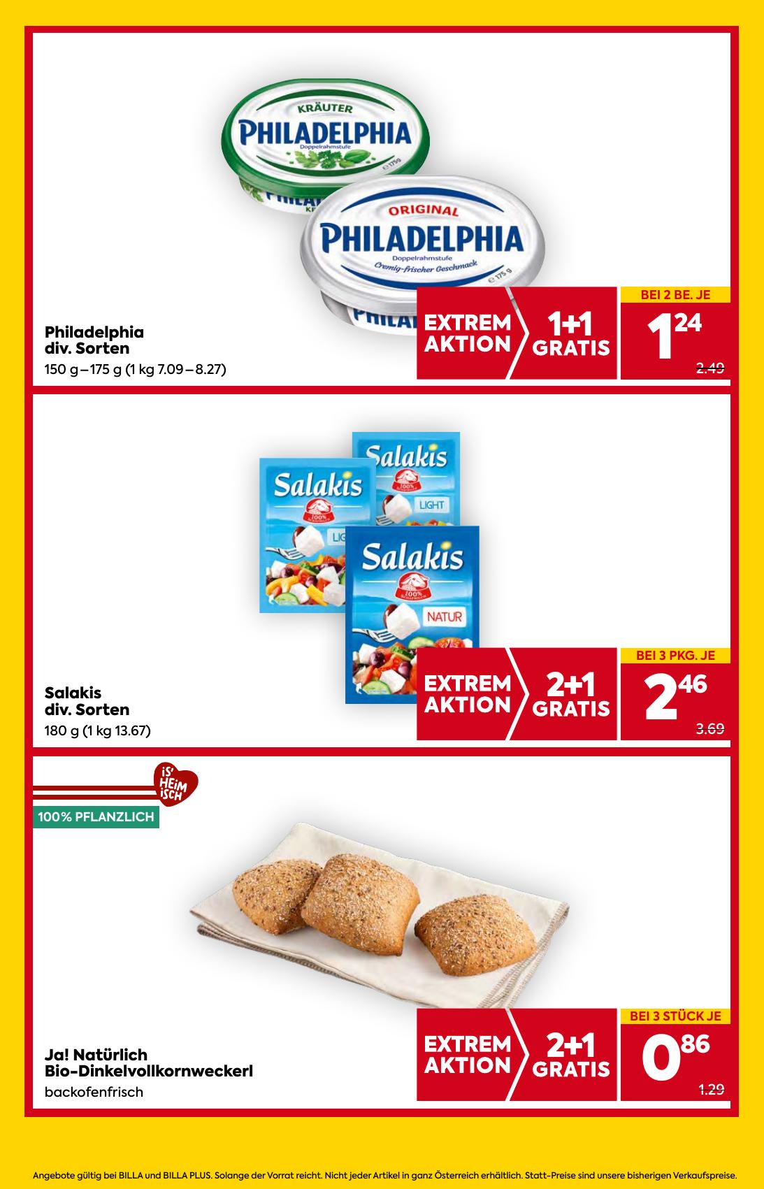 Billa flyer page