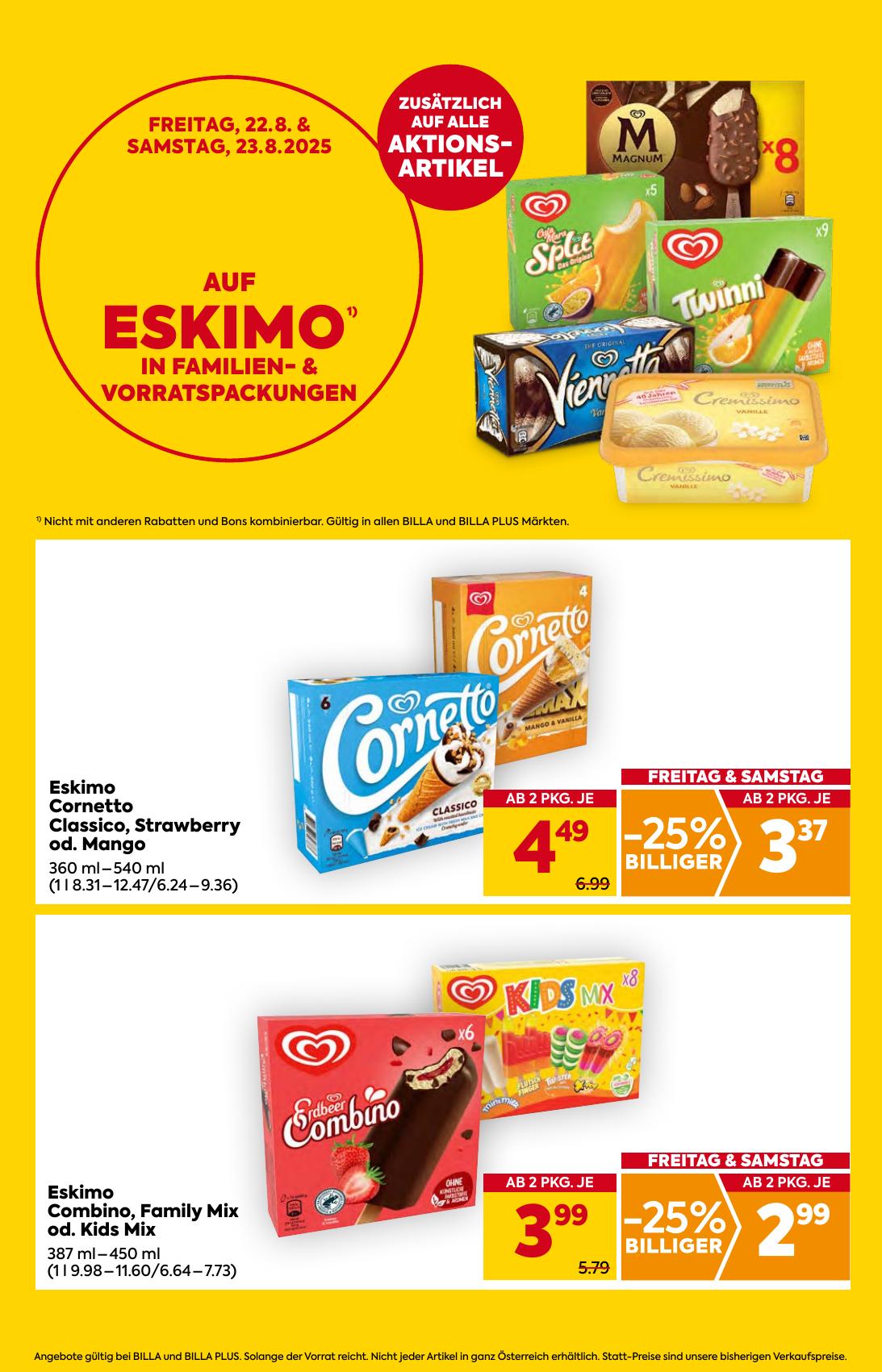 Billa flyer page
