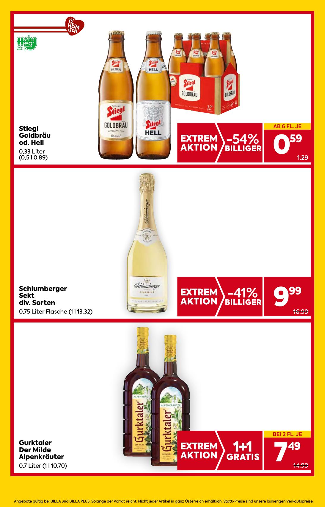Billa flyer page
