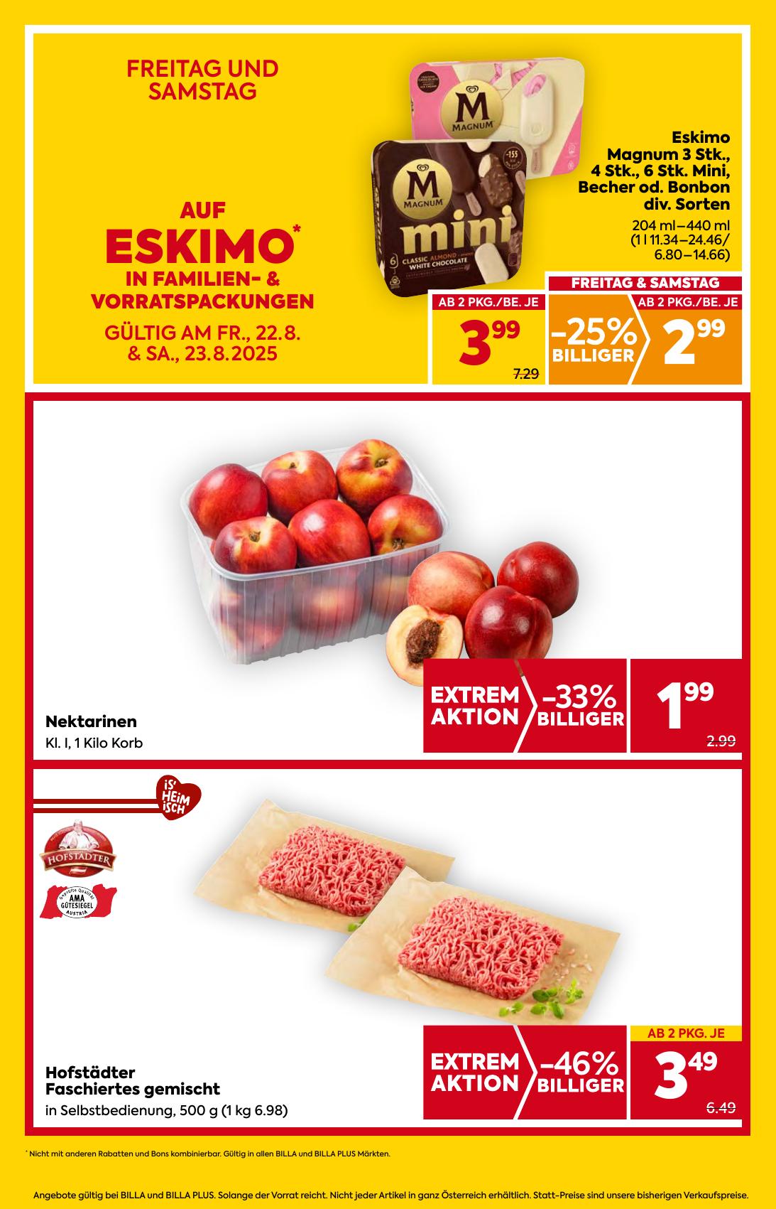 Billa flyer page