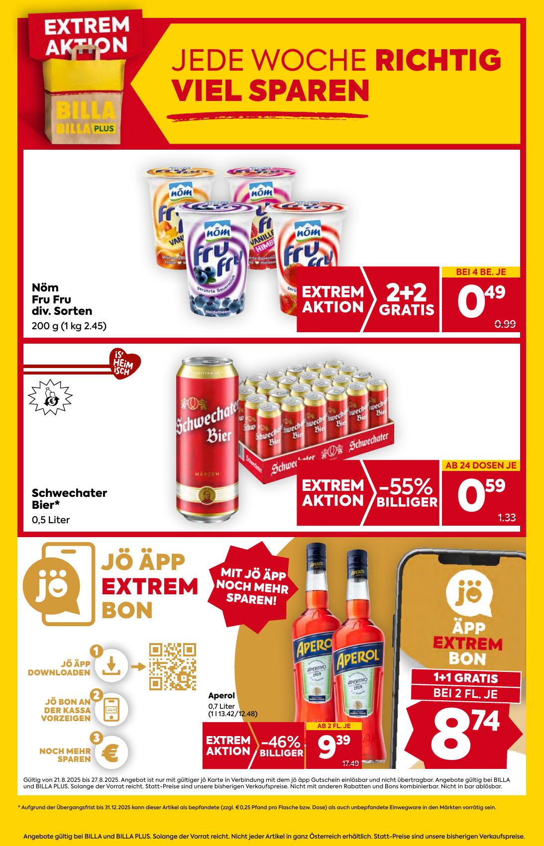 Billa flyer page