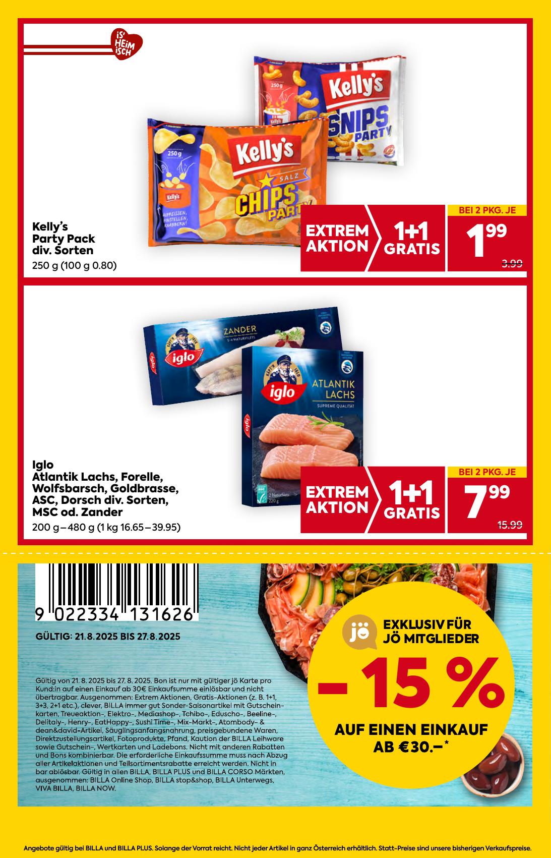 Billa flyer page