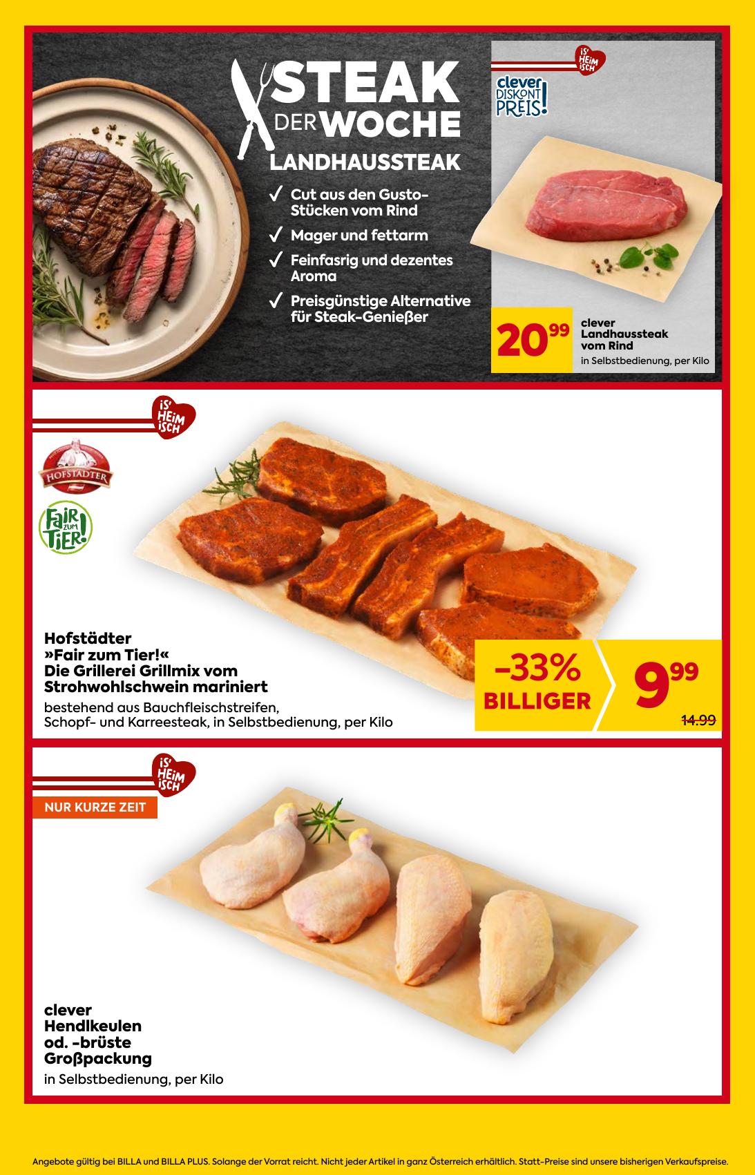Billa flyer page