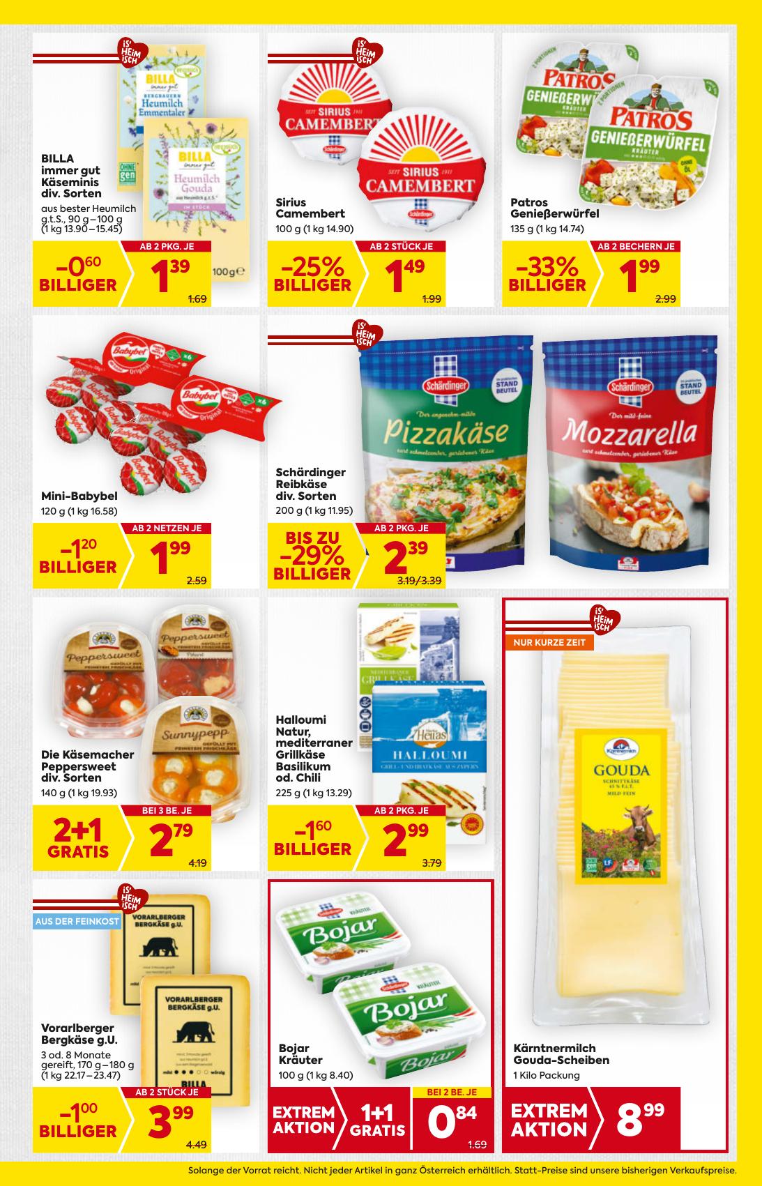 Billa flyer page