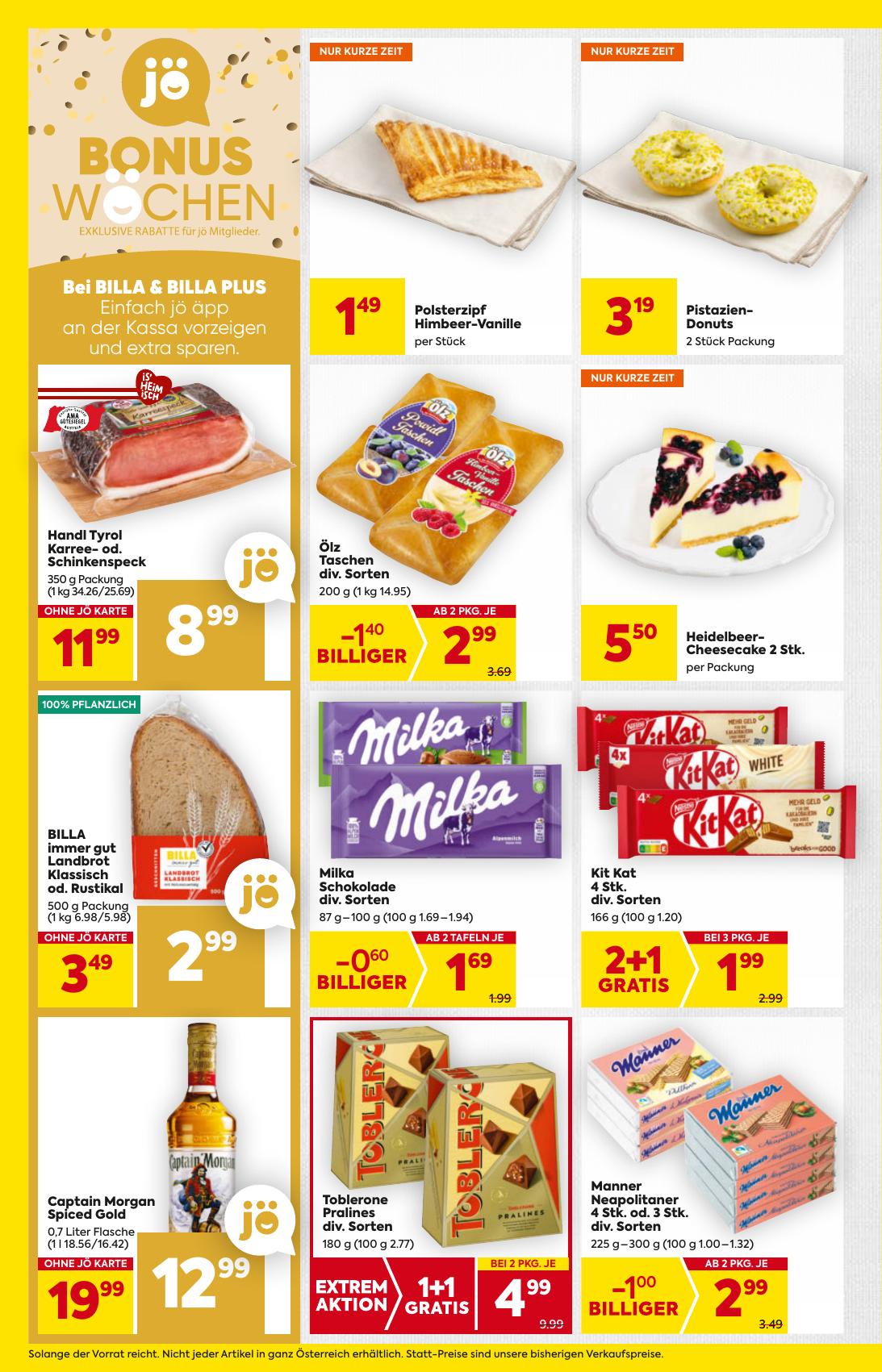 Billa flyer page