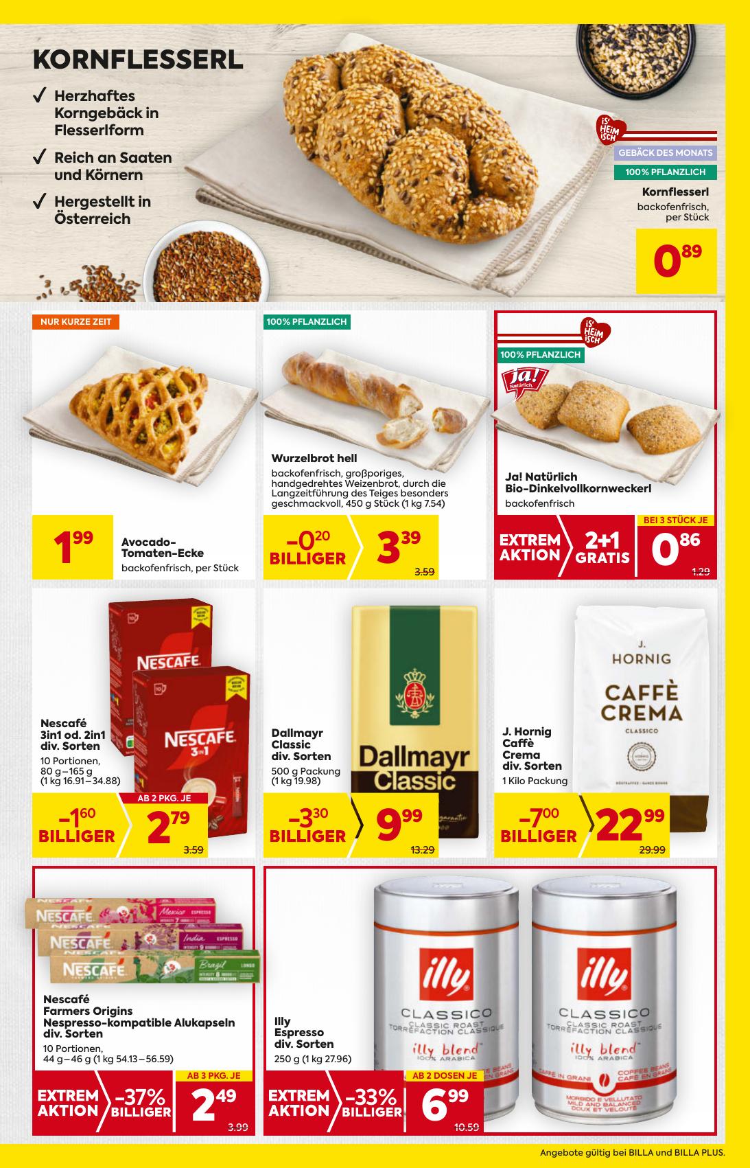 Billa flyer page