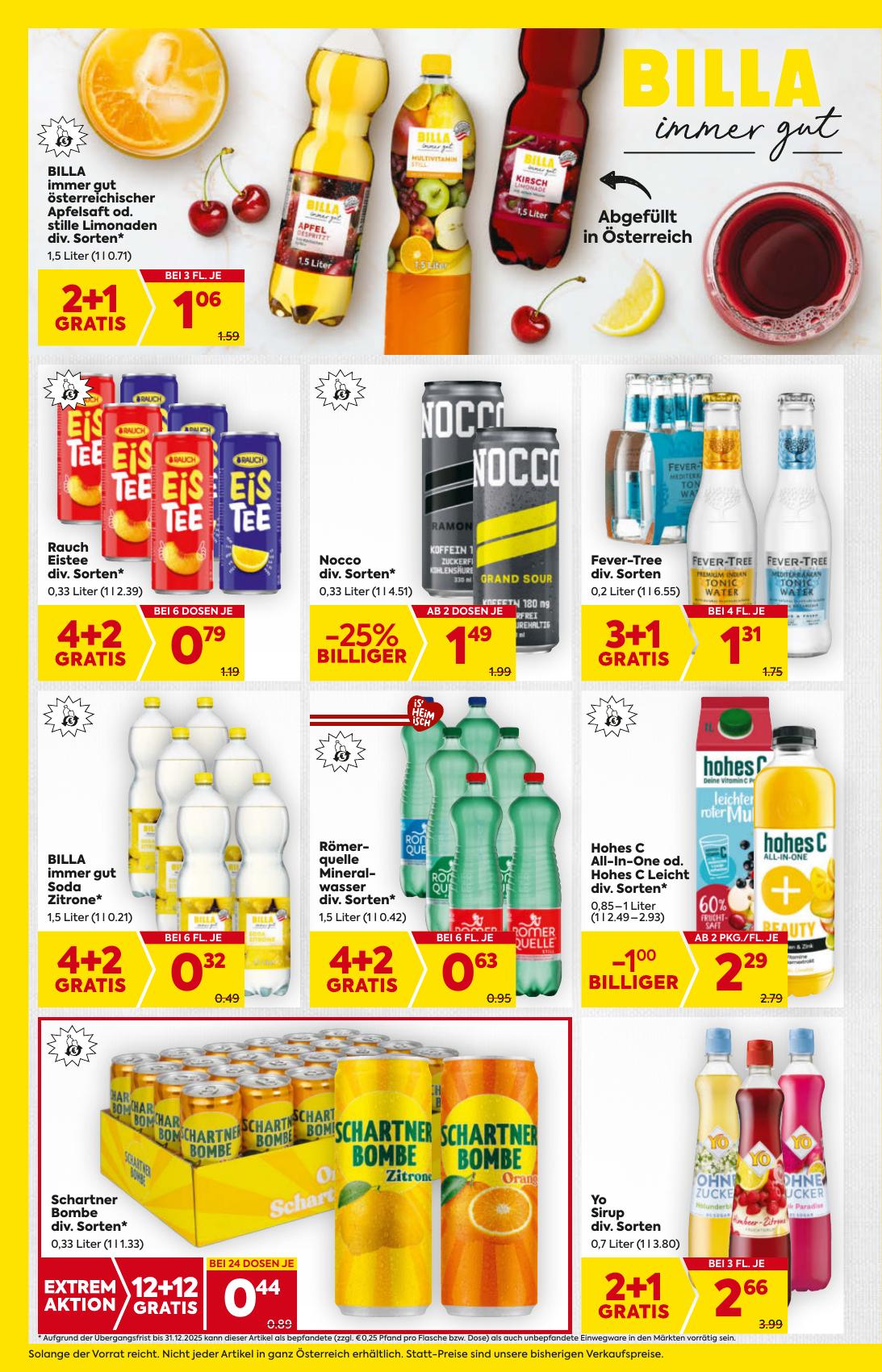 Billa flyer page