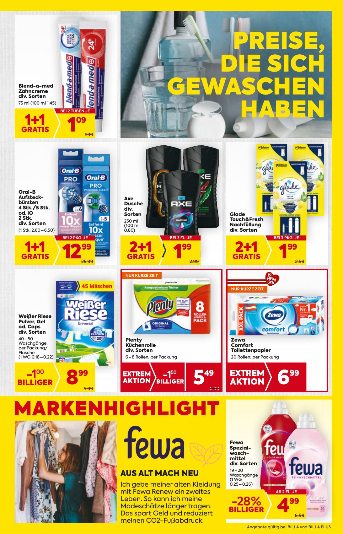 Billa flyer page