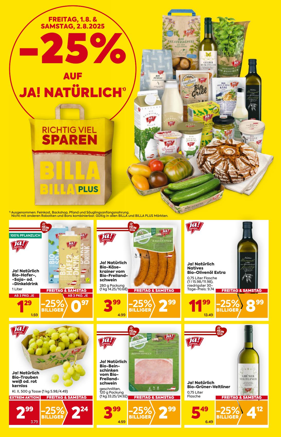 Billa flyer page