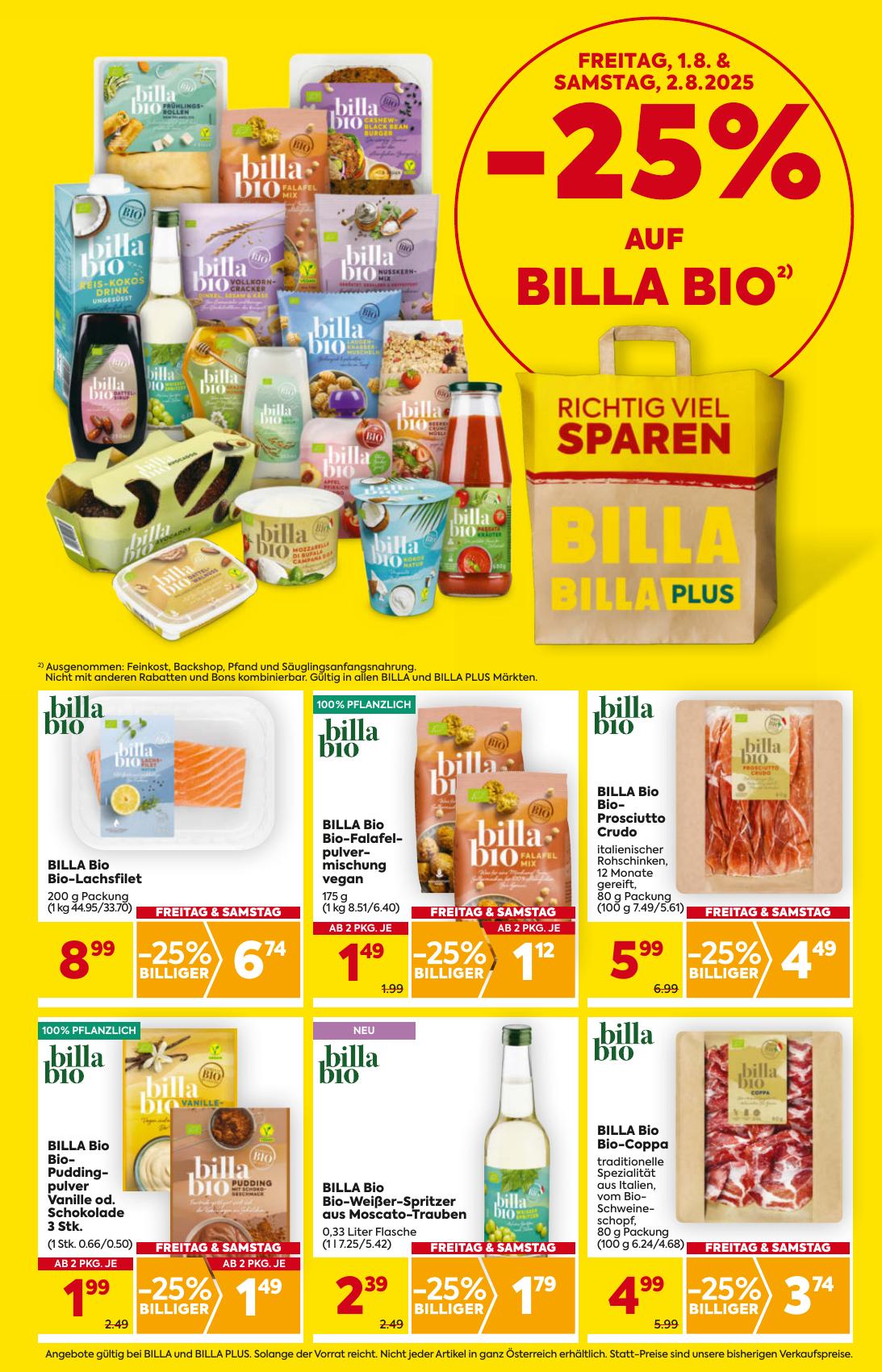 Billa flyer page
