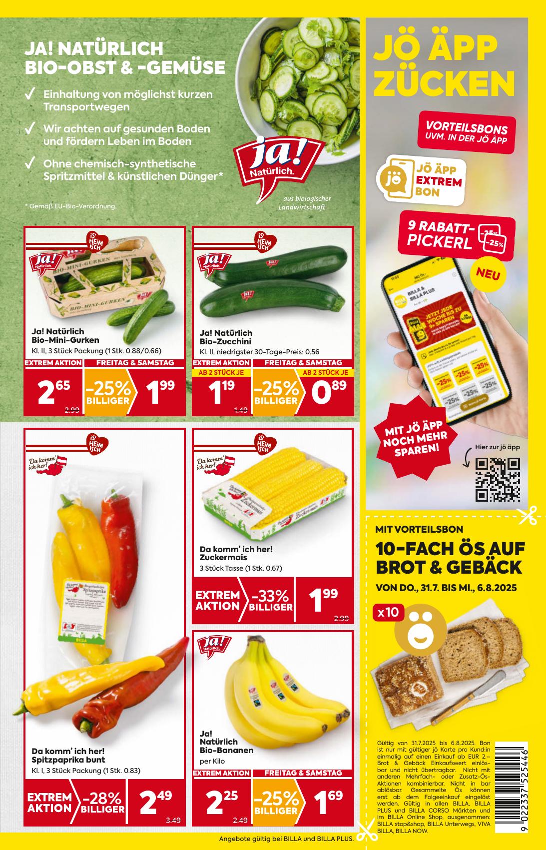 Billa flyer page