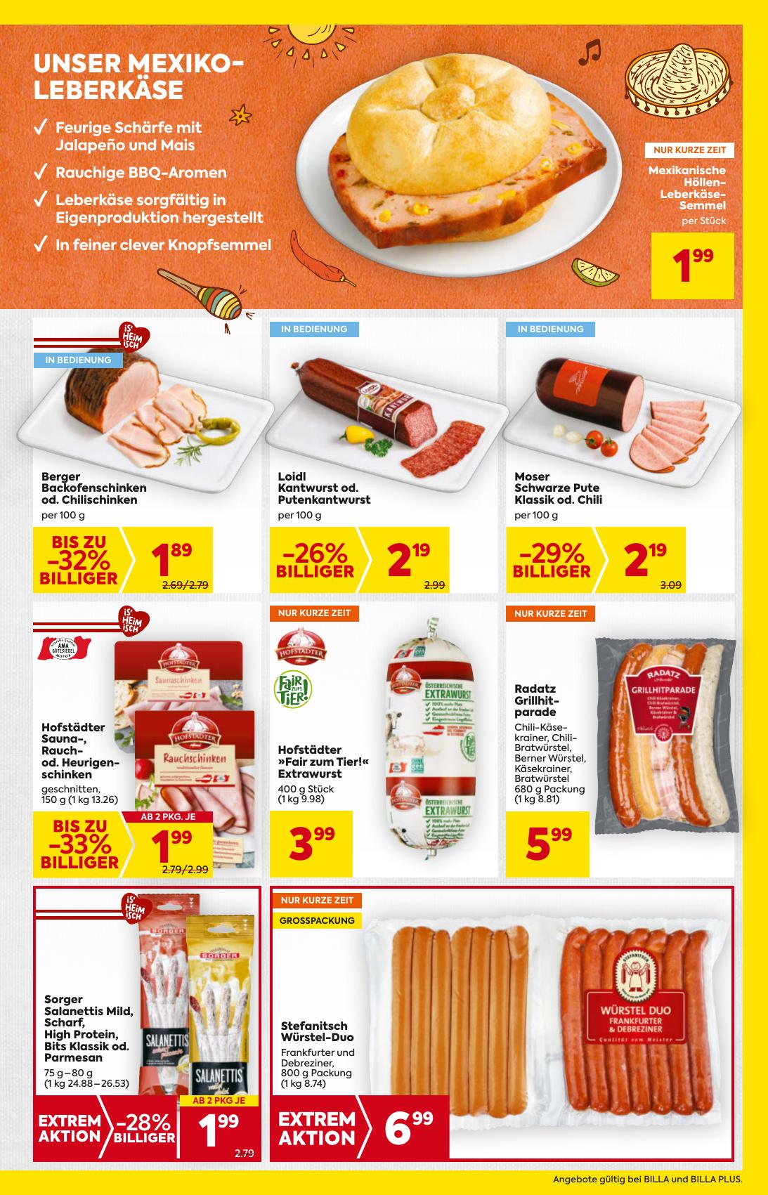Billa flyer page