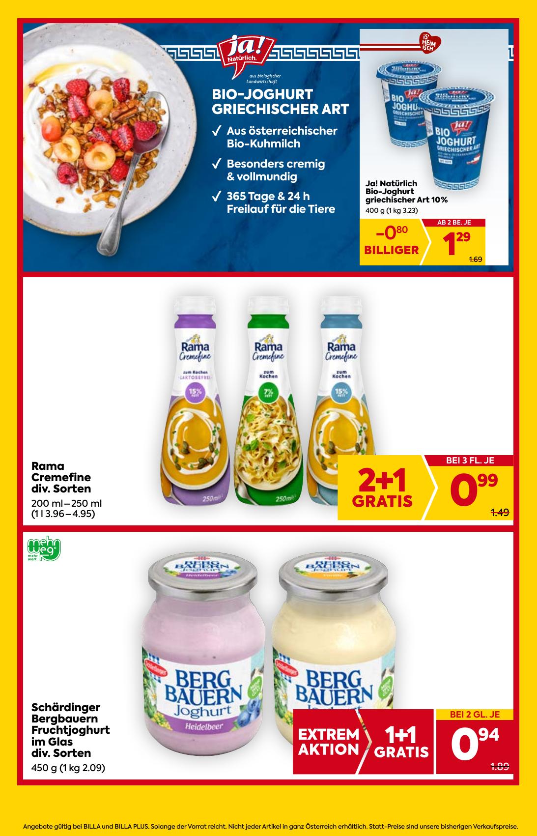 Billa flyer page