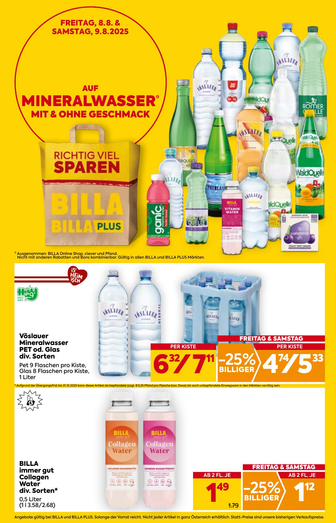 Billa flyer page