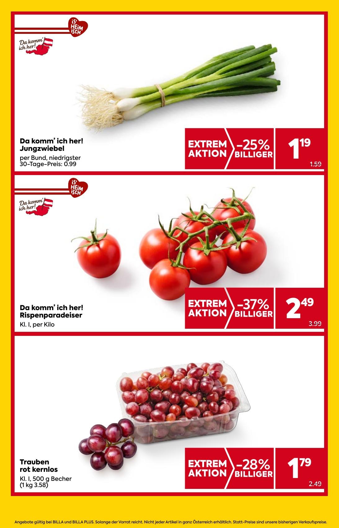 Billa flyer page