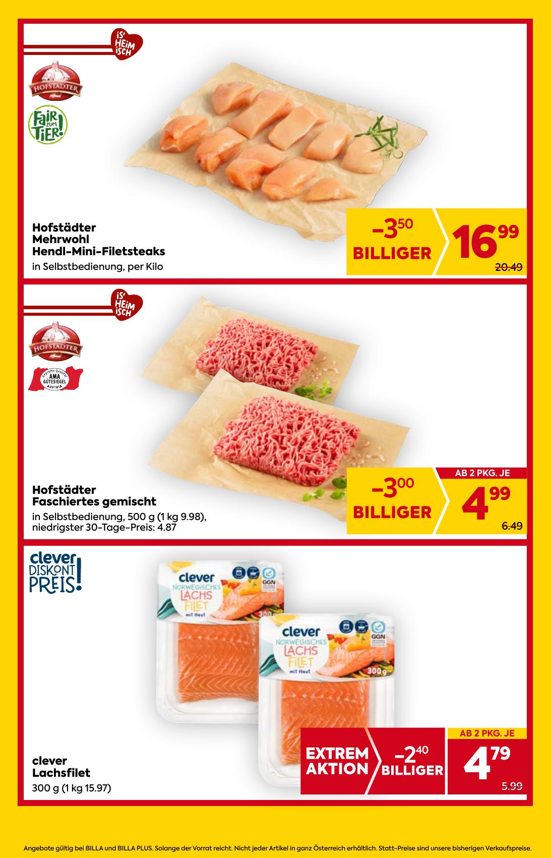 Billa flyer page